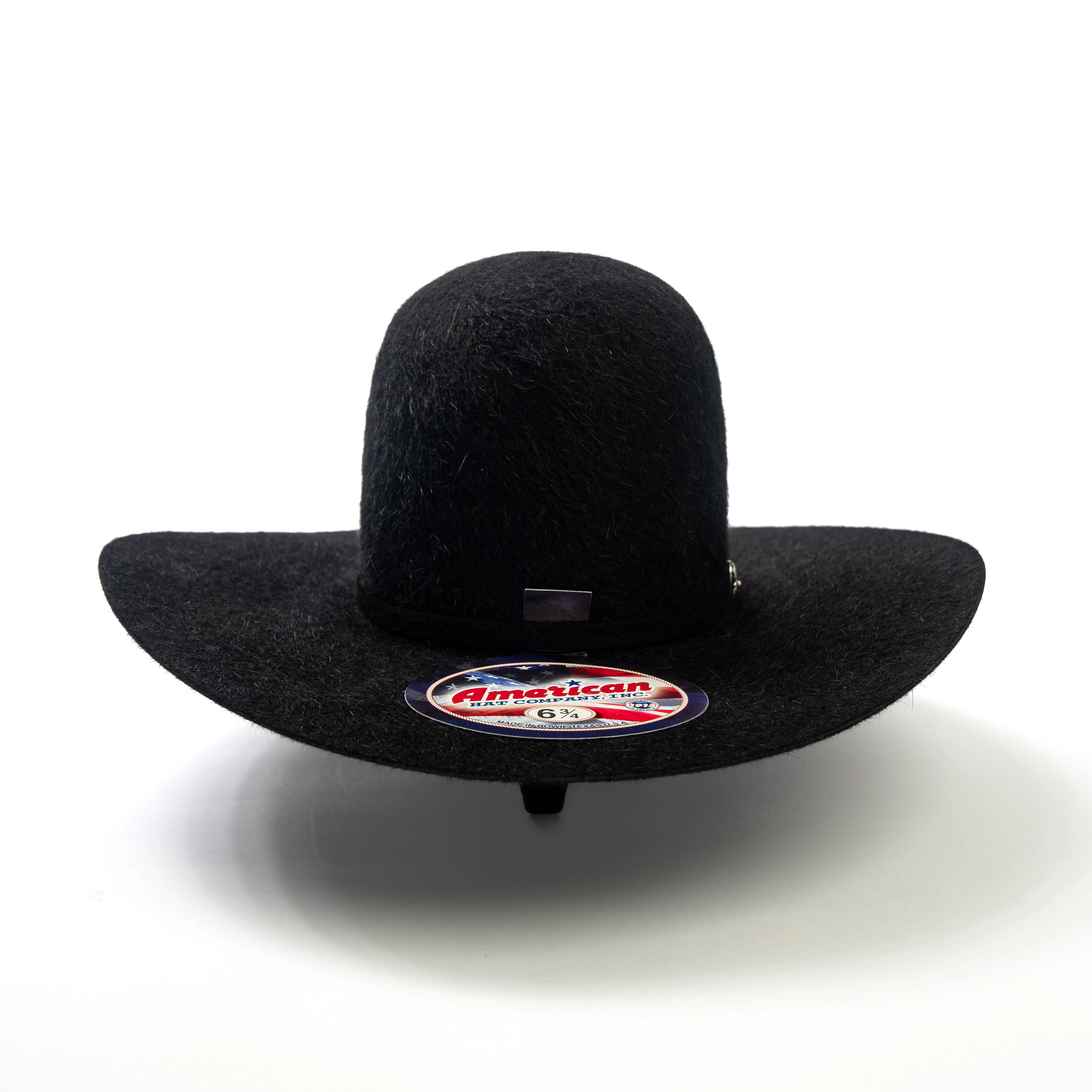 American Hat Company 20X Black Grizzly 4 1/2" Felt Hat - Image 3