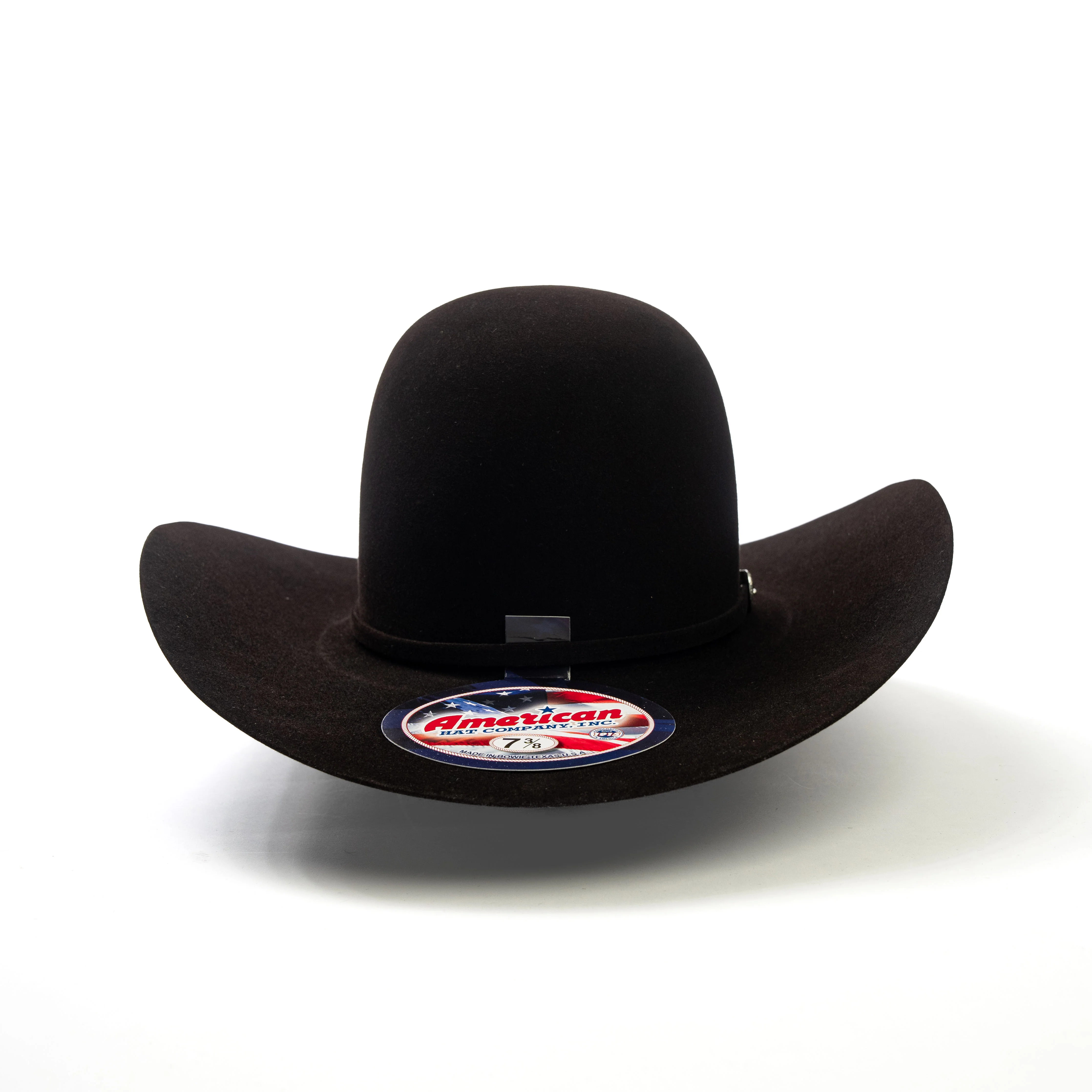 American Hat Company 7X Black Cherry 4 1/4" Felt Hat - Image 3