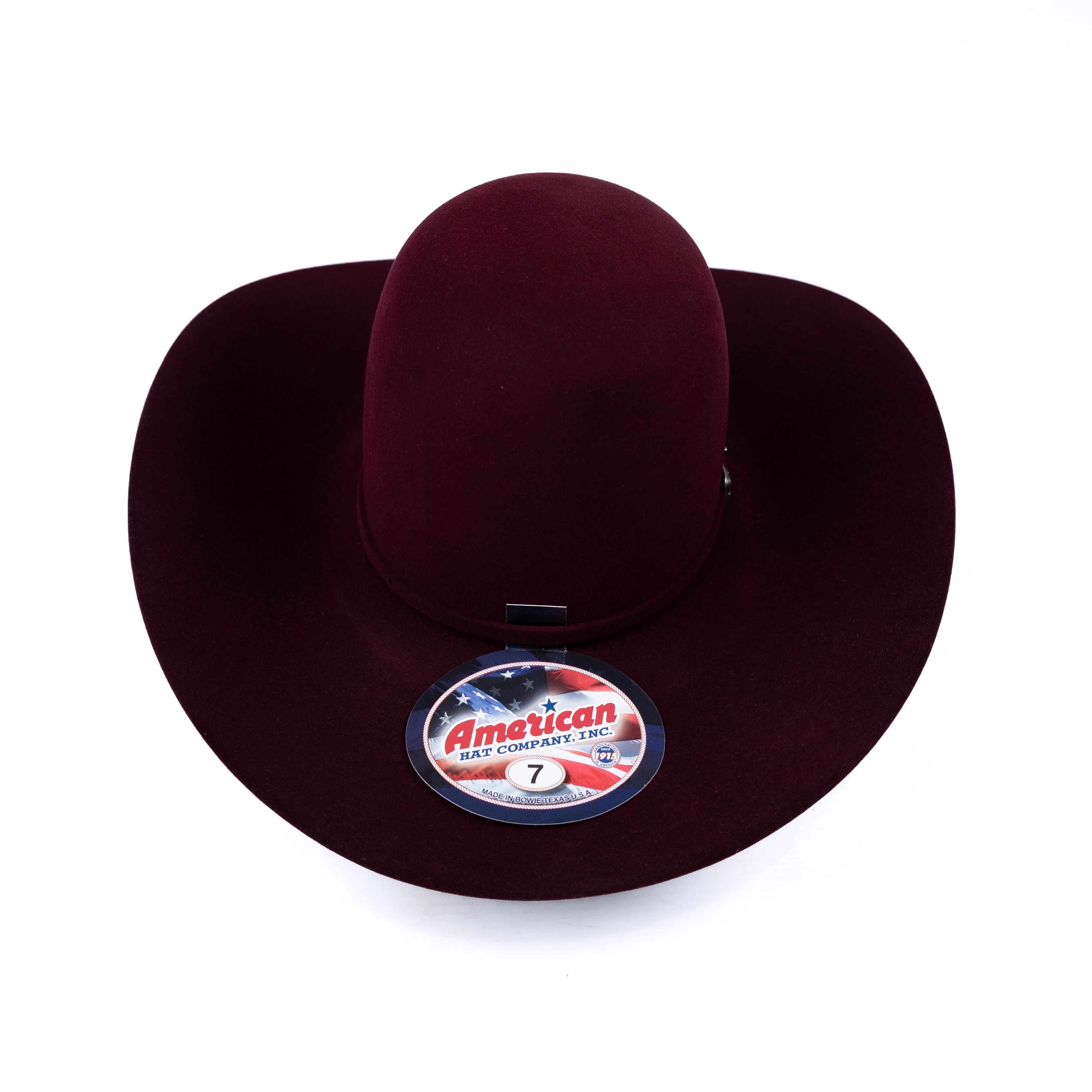 American Hat Company 10X Grenadine 4 1/2" Felt Hat - Image 4
