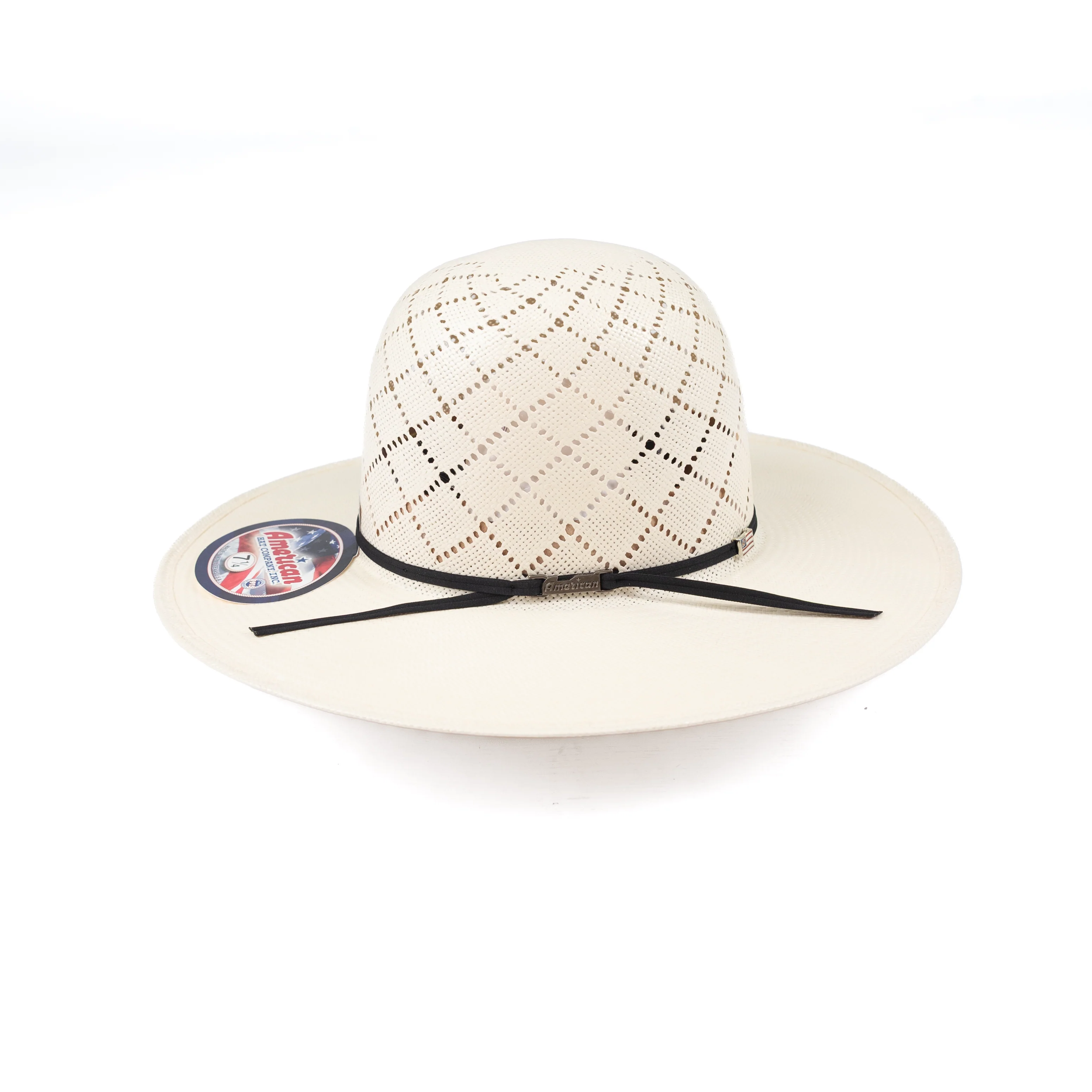 American Hat Company 5040 4" Straw Hat - Long Oval - Image 3