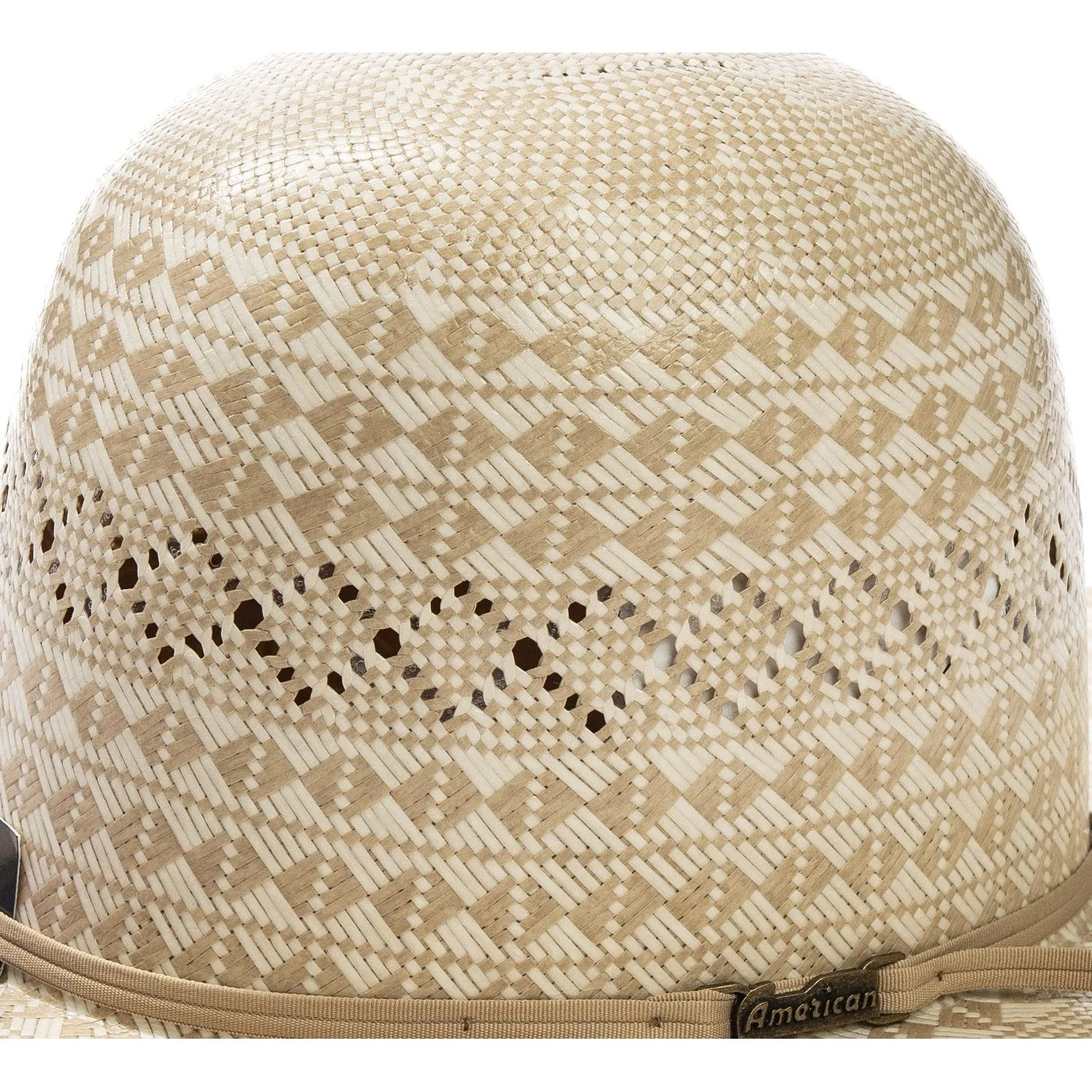 American Hat Company 6400S 4.25" Straw Hat - Long Oval - Image 2