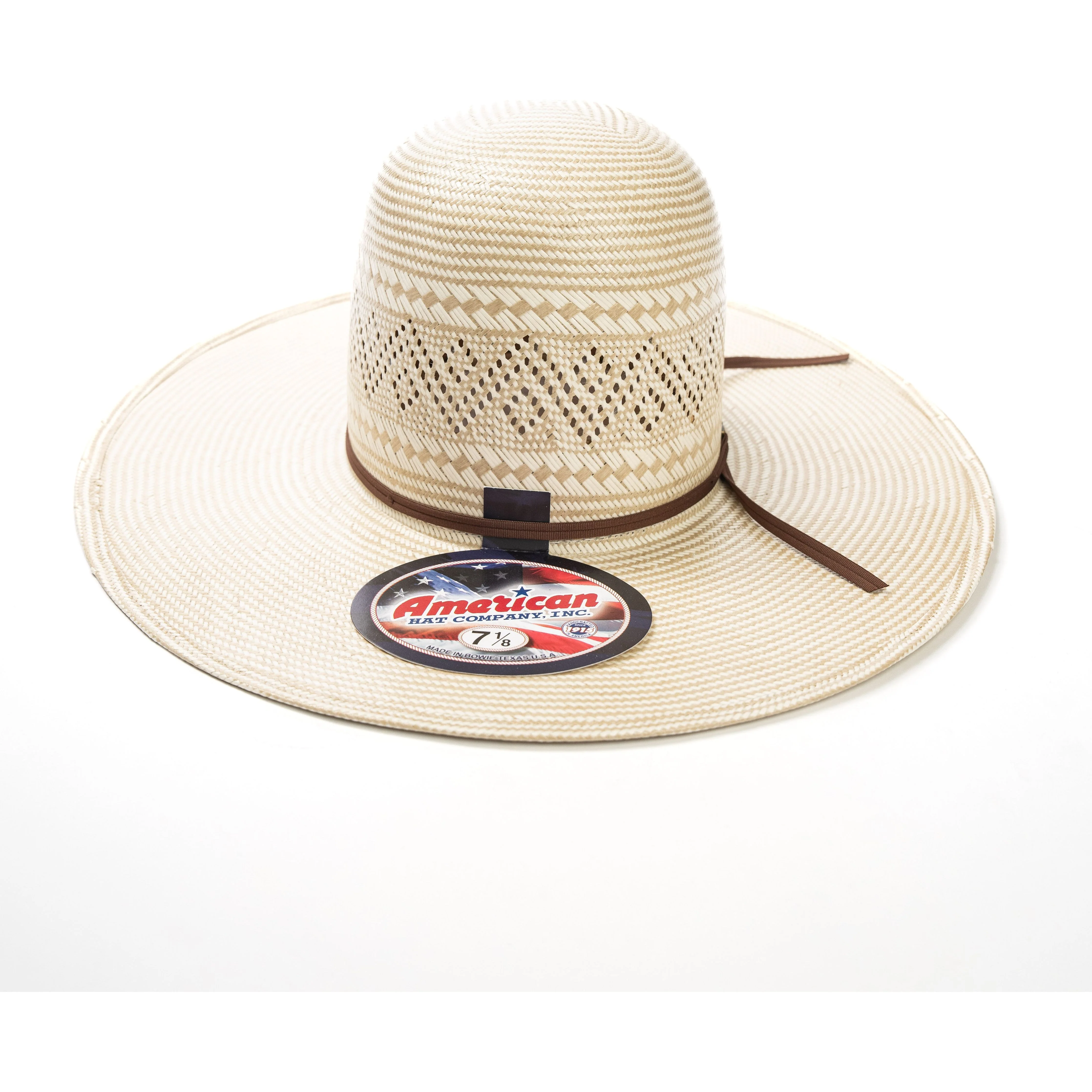 American Hat Company 6600S - 4.5" Straw Hat - Long Oval - Image 3