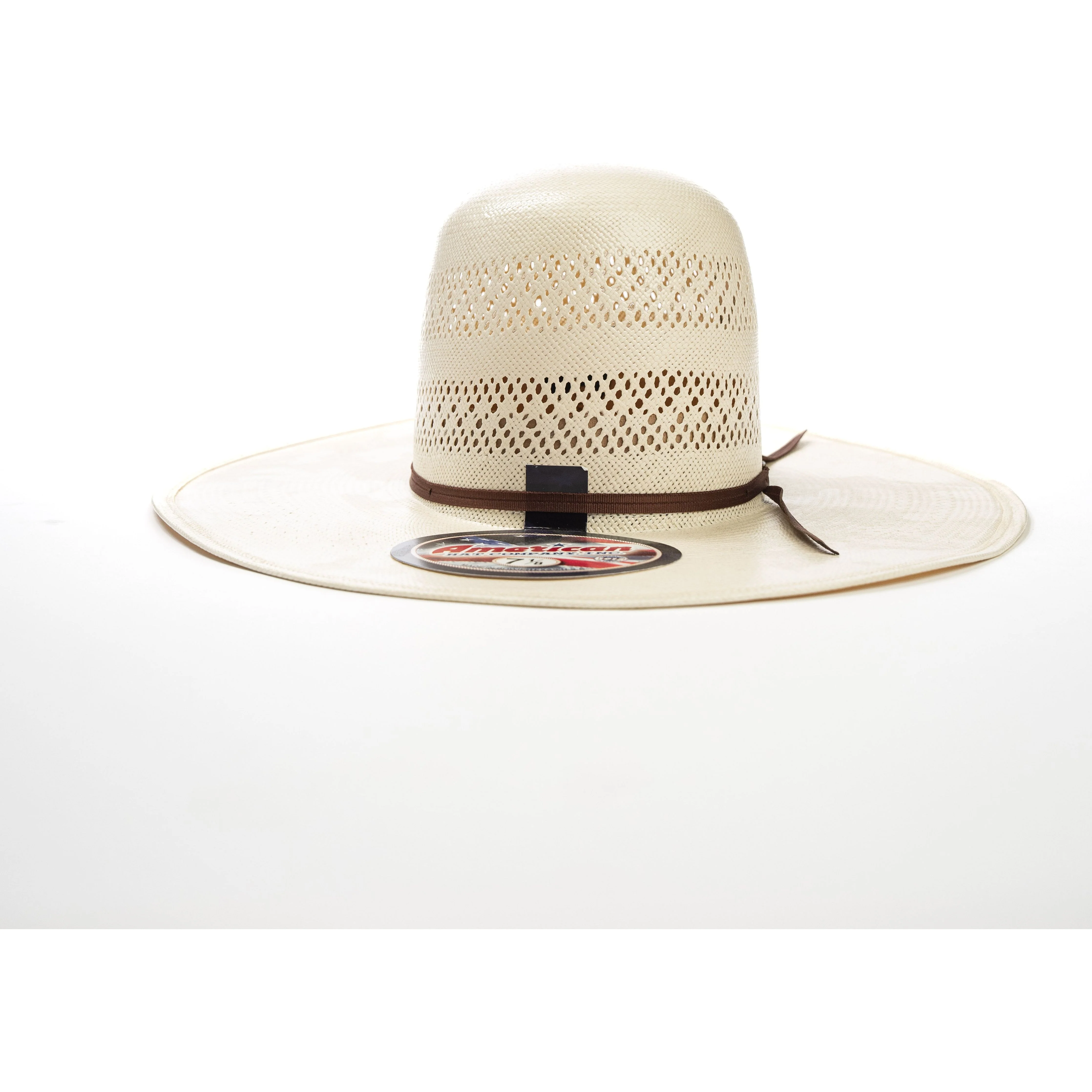 American Hat Company 6700S 4.5" Straw Hat - Long Oval - Image 4