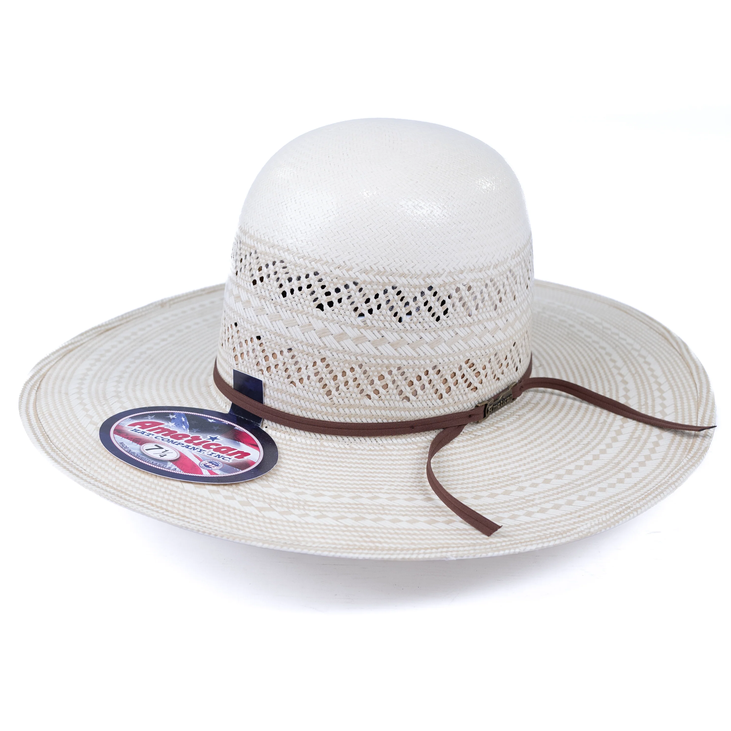 American Hat Company 6900 4.25" Straw Hat - Long Oval