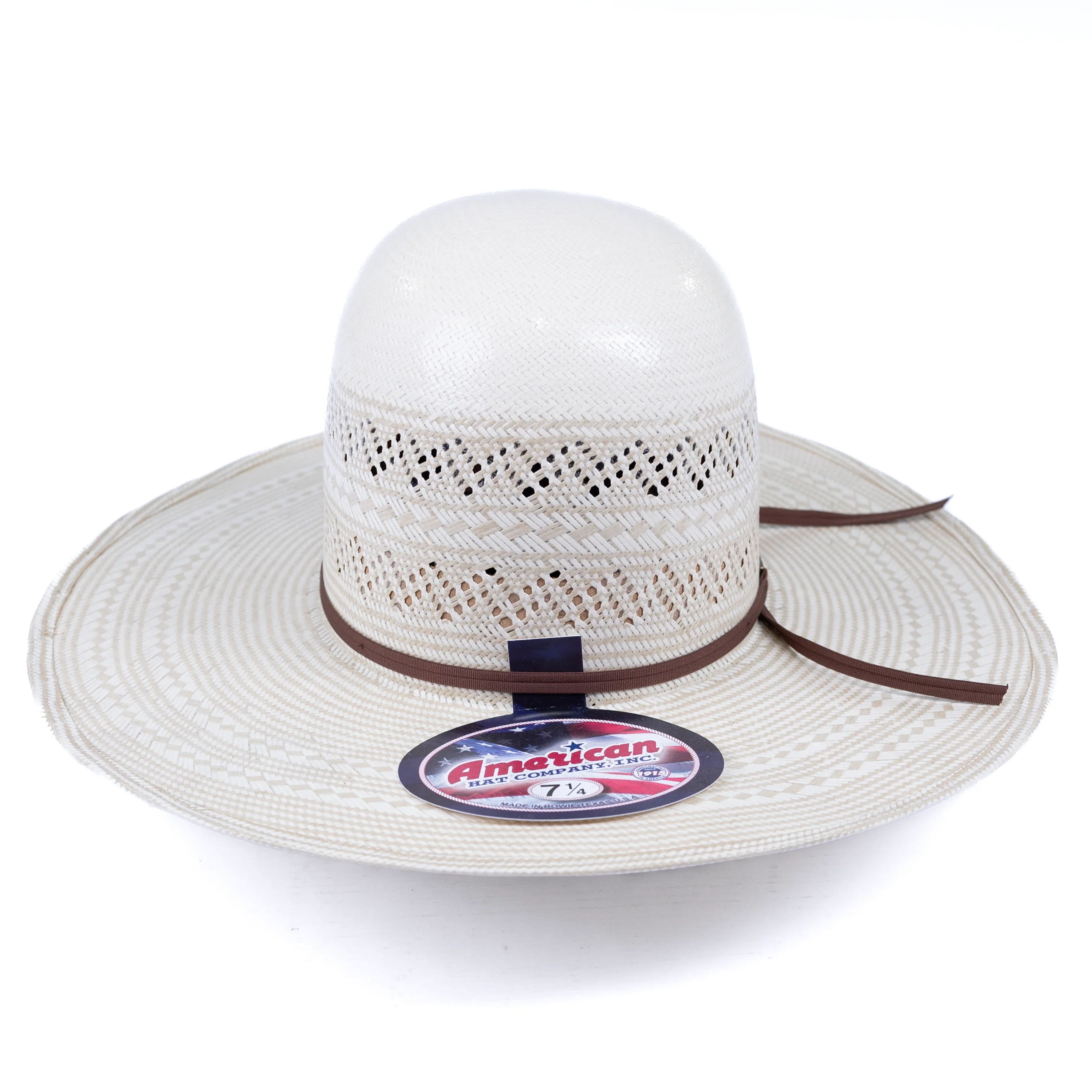 American Hat Company 6900 4.25" Straw Hat - Long Oval - Image 3