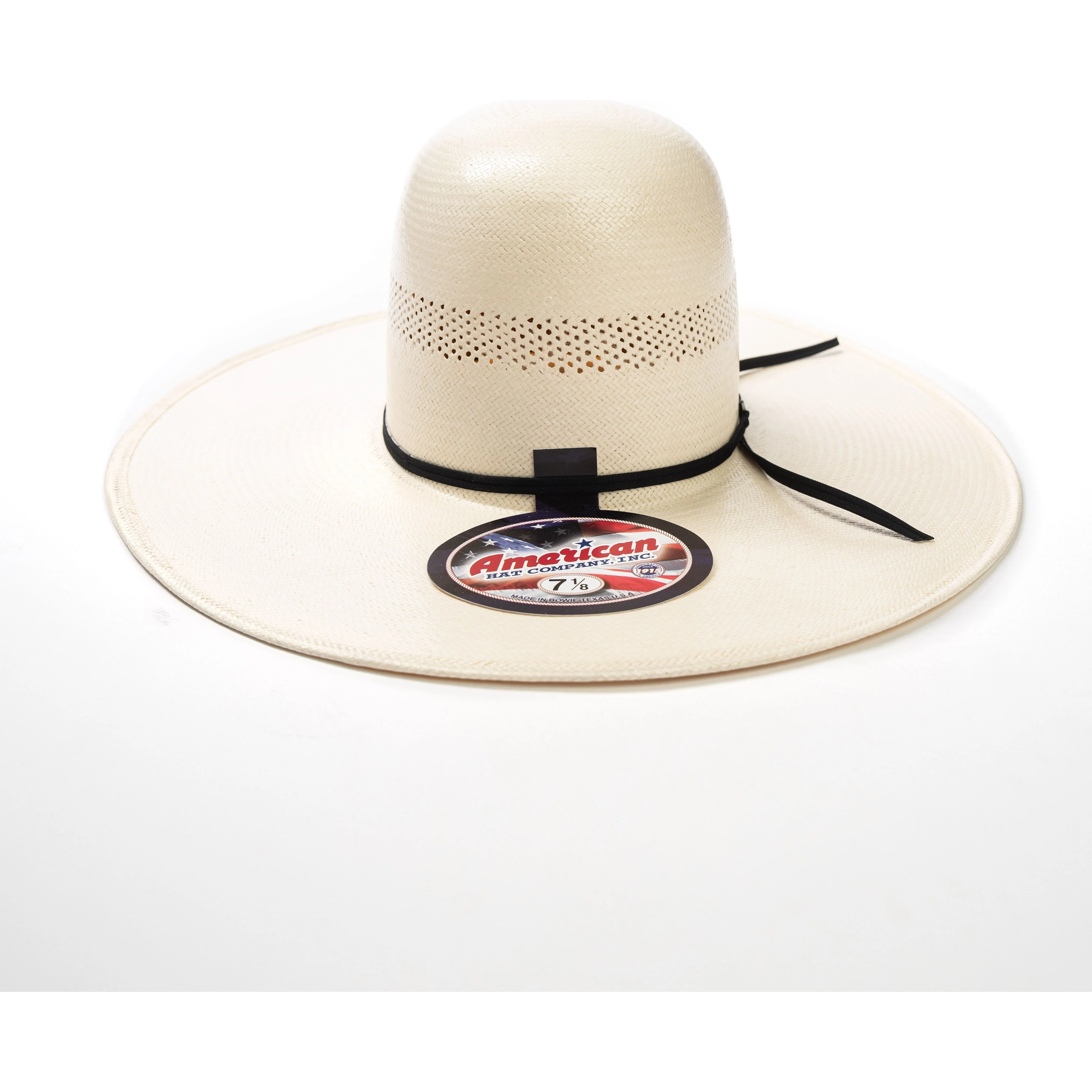 American Hat Company 7104S - 5" Straw Hat - Long Oval - Image 3