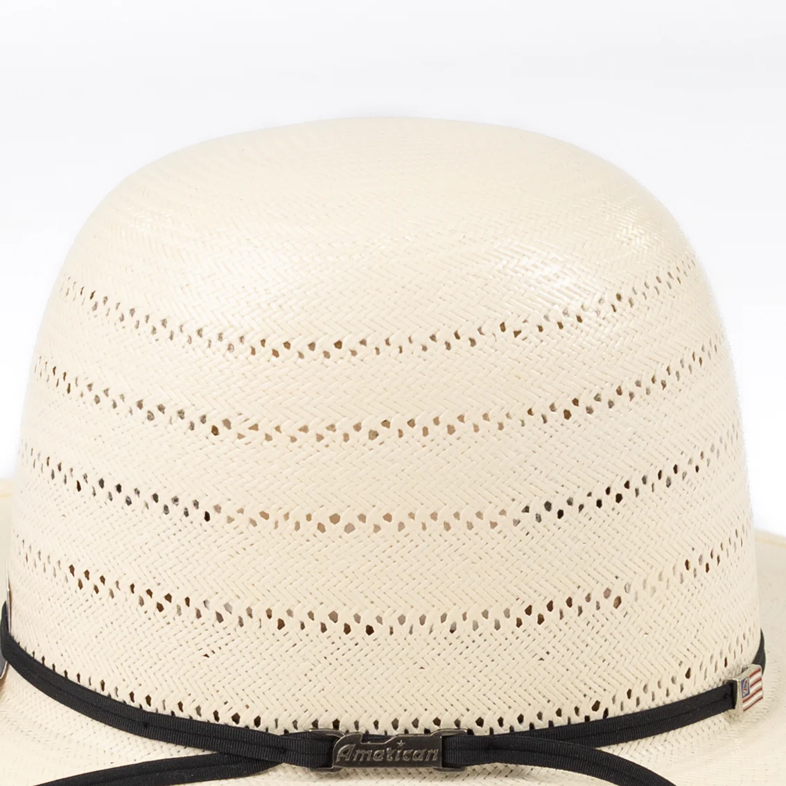 American Hat Company 7410 4.5" Straw Hat - Long Oval - Image 2