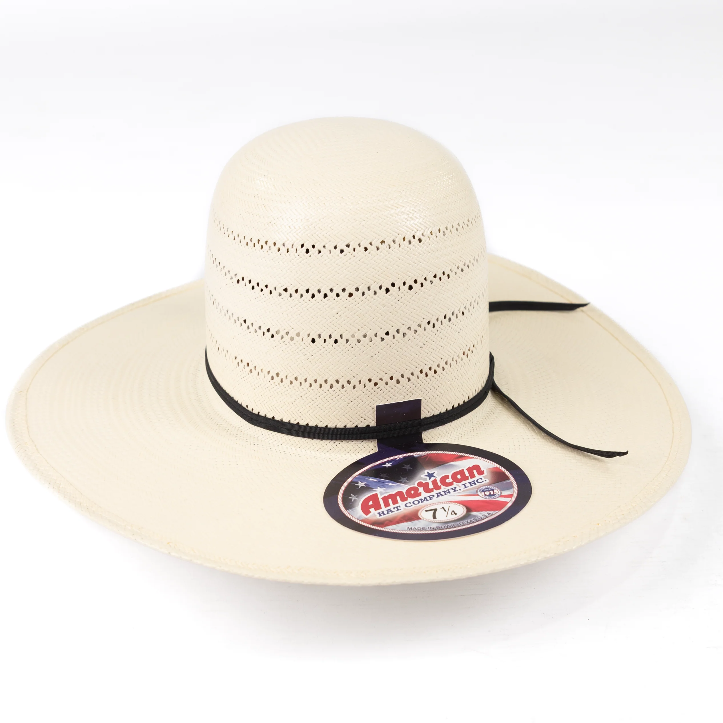American Hat Company 7410 4.5" Straw Hat - Long Oval - Image 3