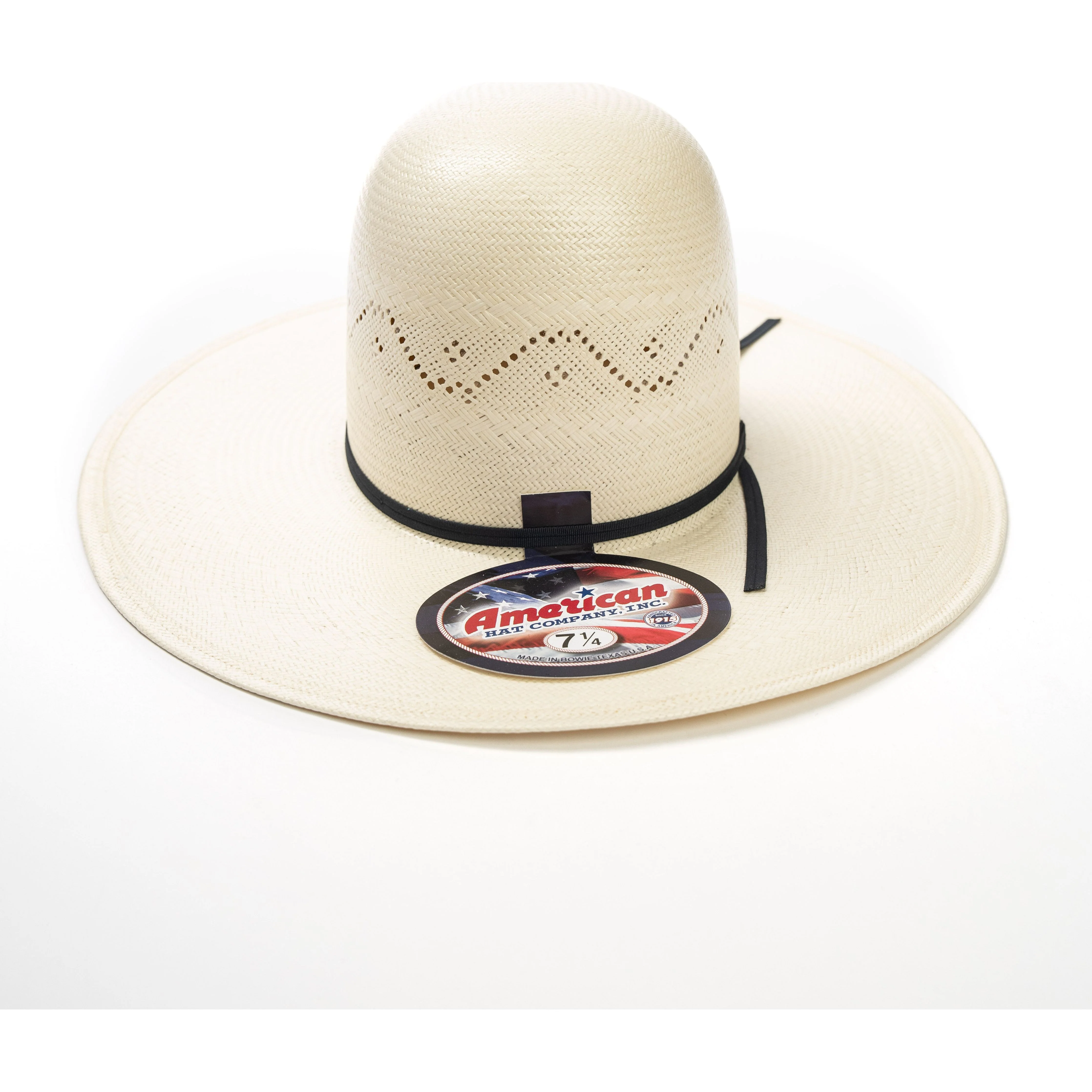 American Hat Company 7420 - 4.25" Straw Hat - Long Oval - Image 3