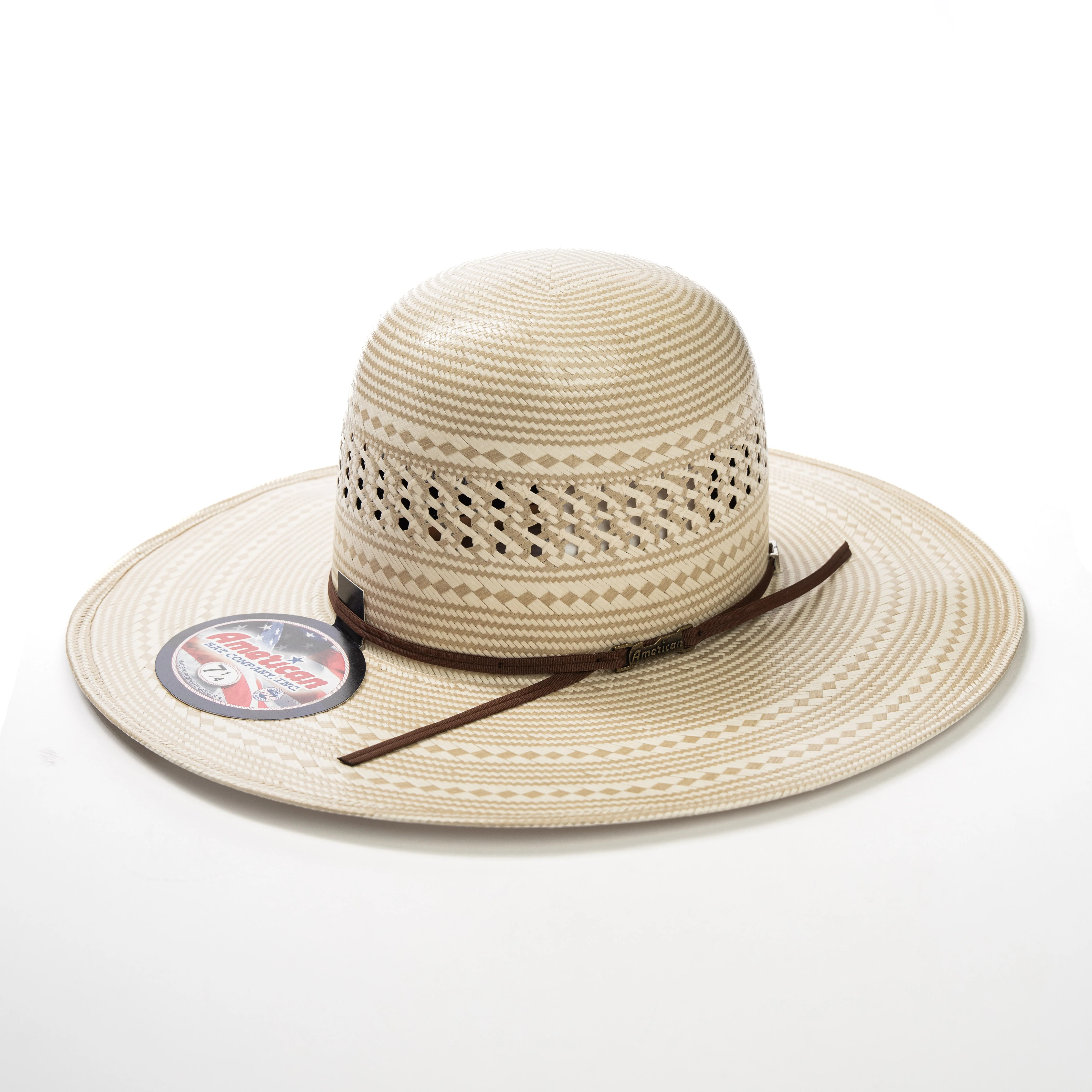 American Hat Company 7700S 4.5" Straw Hat - Long Oval