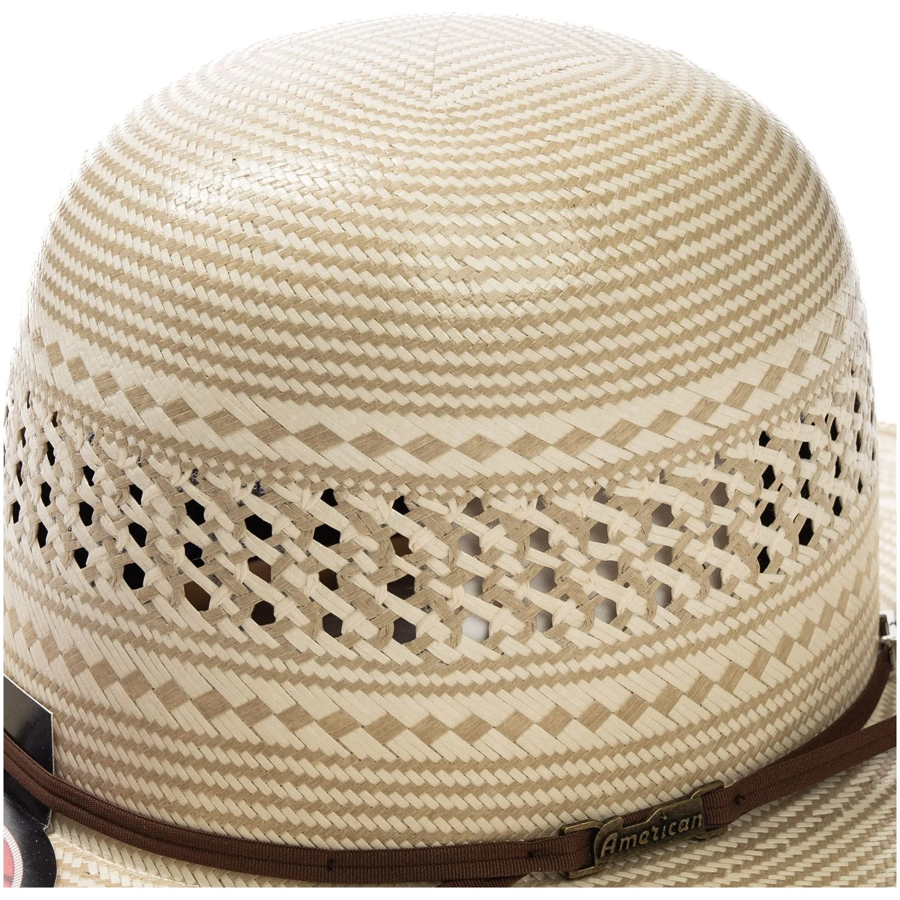 American Hat Company 7700S 4.5" Straw Hat - Long Oval - Image 2
