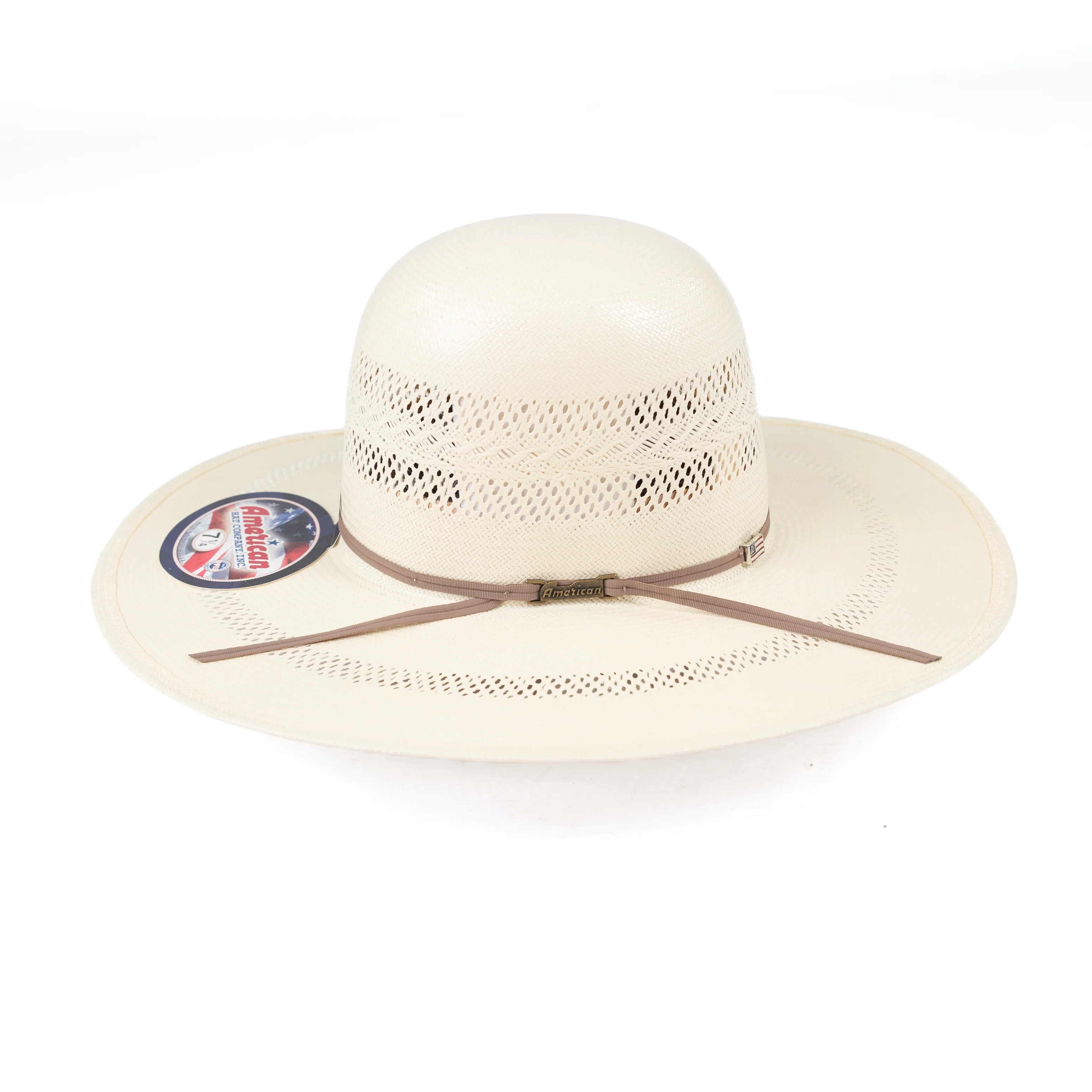American Hat Company 8100 4.5" Straw Hat - Long Oval - Image 3