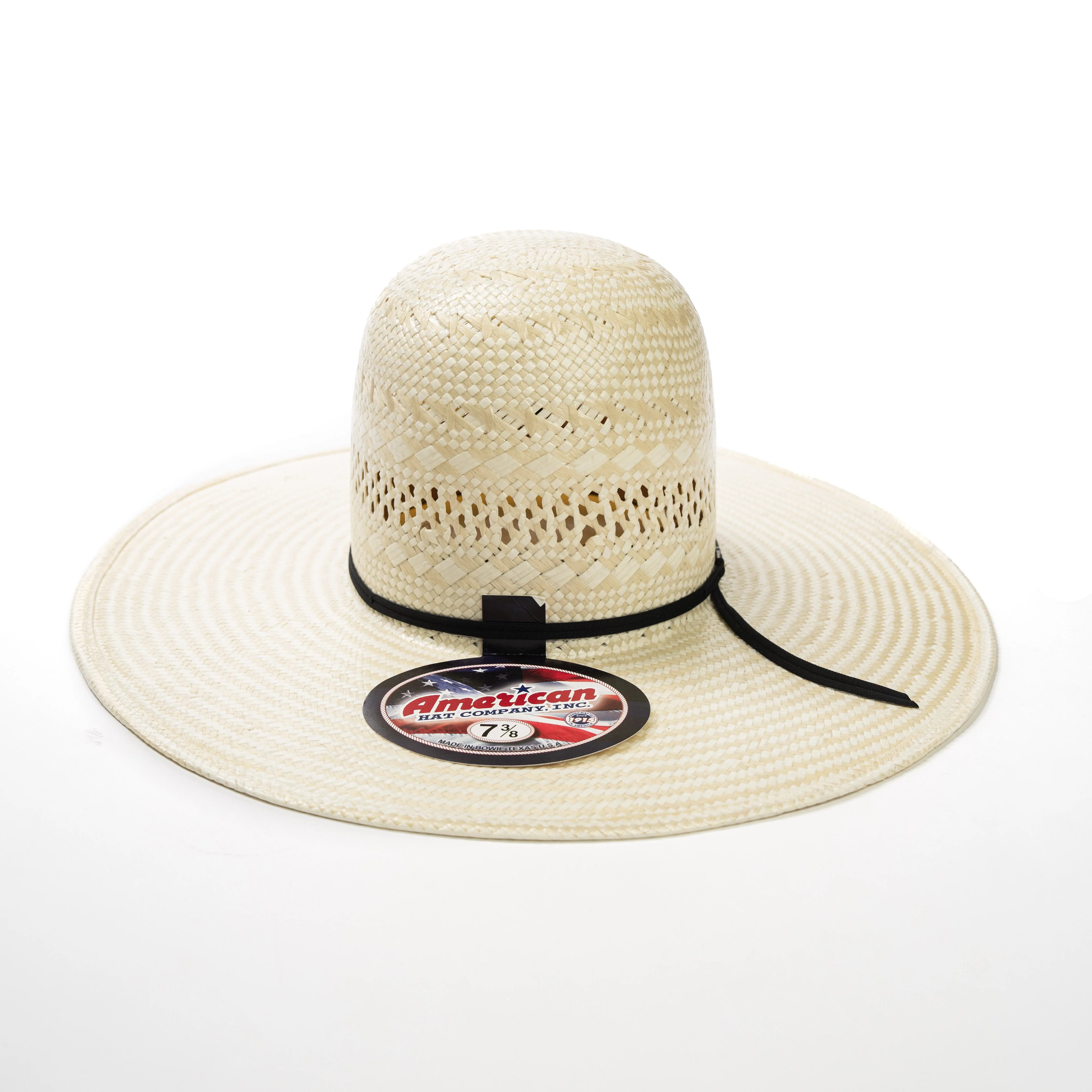 American Hat Company 845S - 5" Straw Hat - Long Oval - Image 3