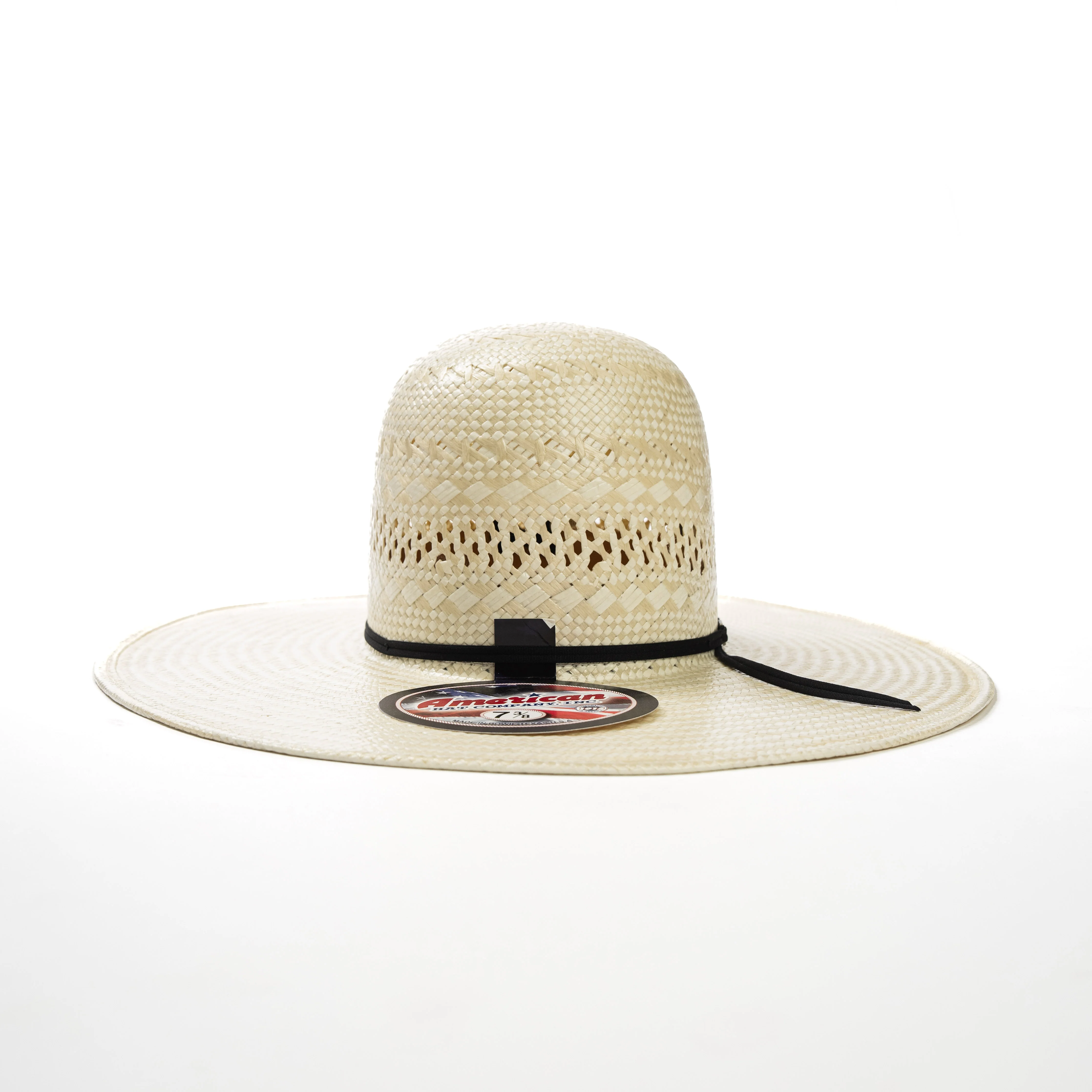American Hat Company 845S - 5" Straw Hat - Long Oval - Image 4