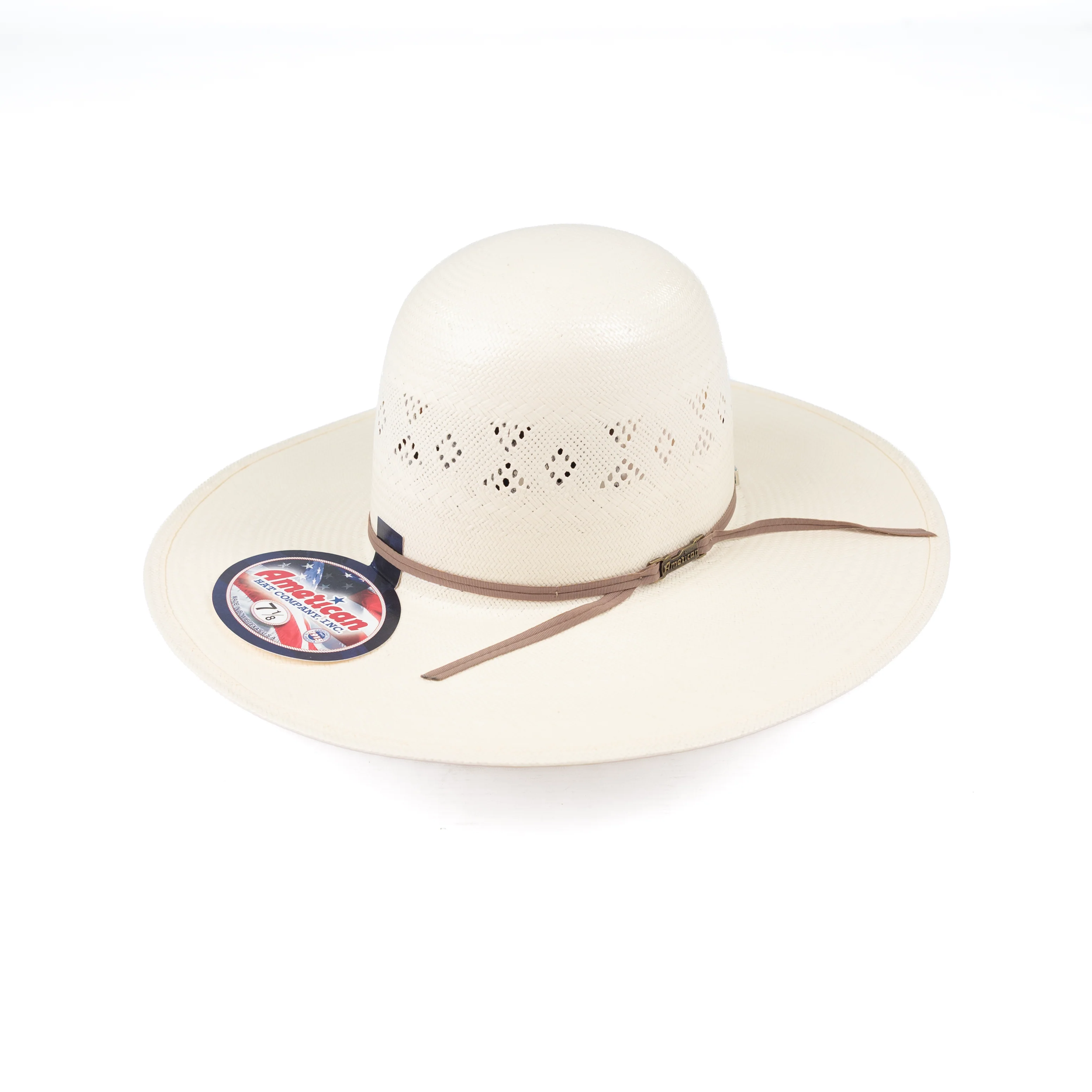 American Hat Company 8500 4.25" Straw Hat - Long Oval