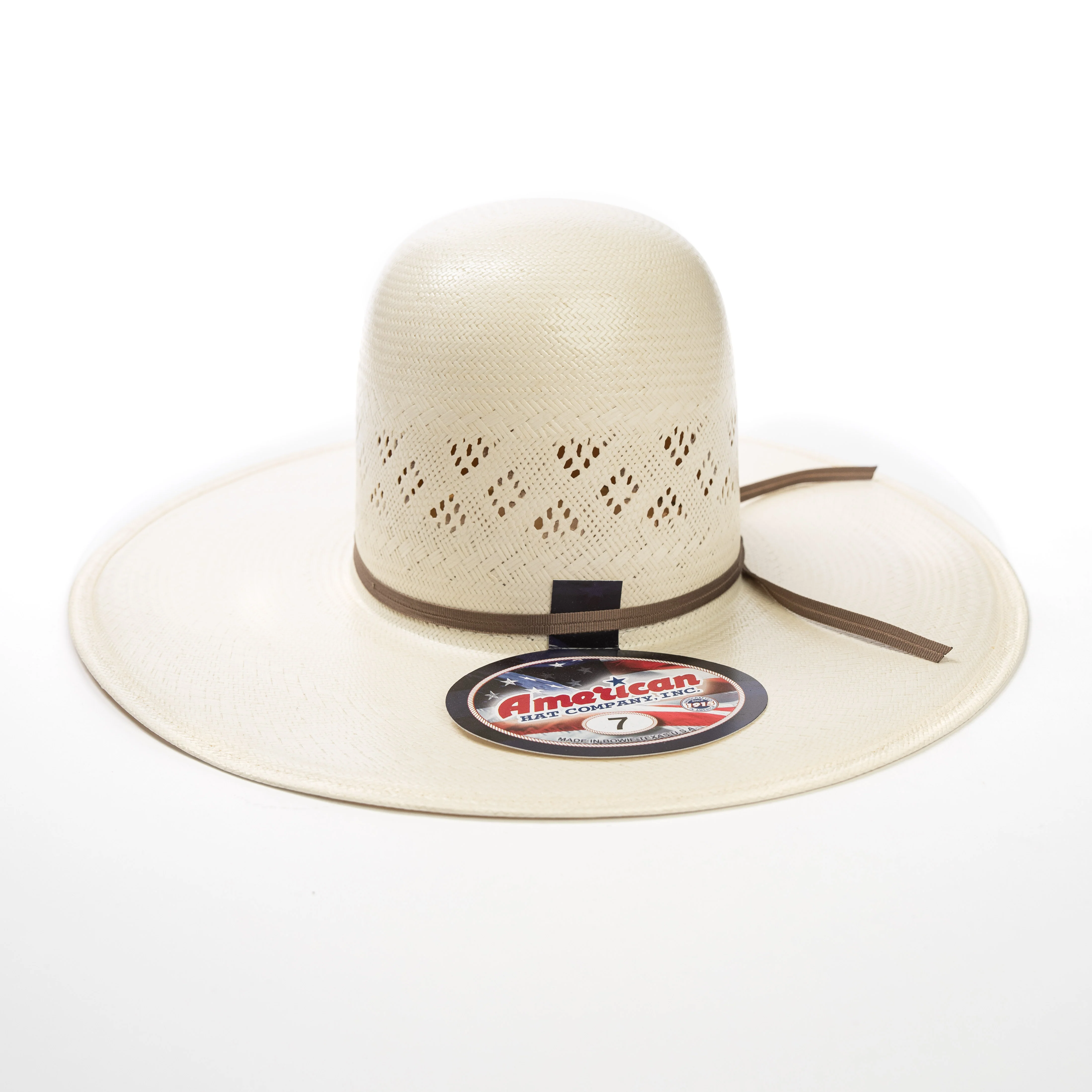 American Hat Company 8500S 4.25" Straw Hat - Long Oval - Image 3