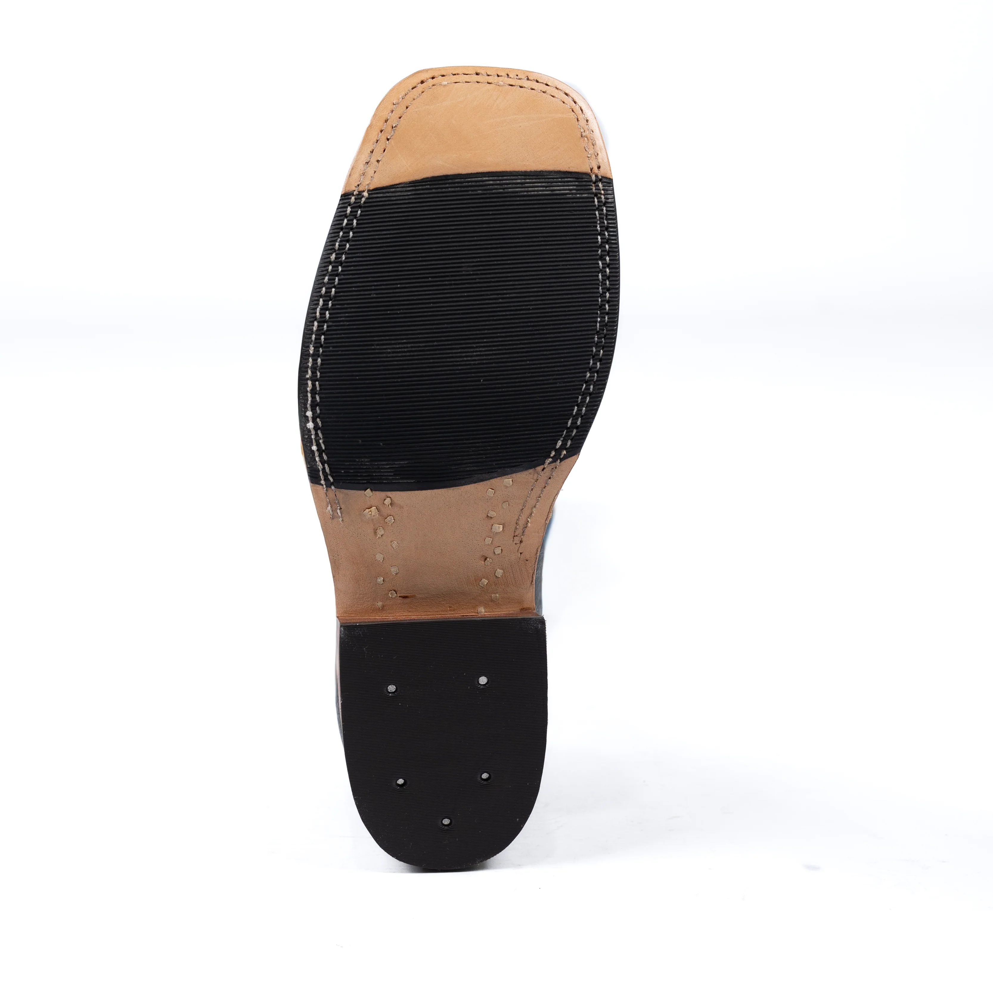 Anderson Bean Black Smooth Quill Ostrich Square Toe Boots - Image 6