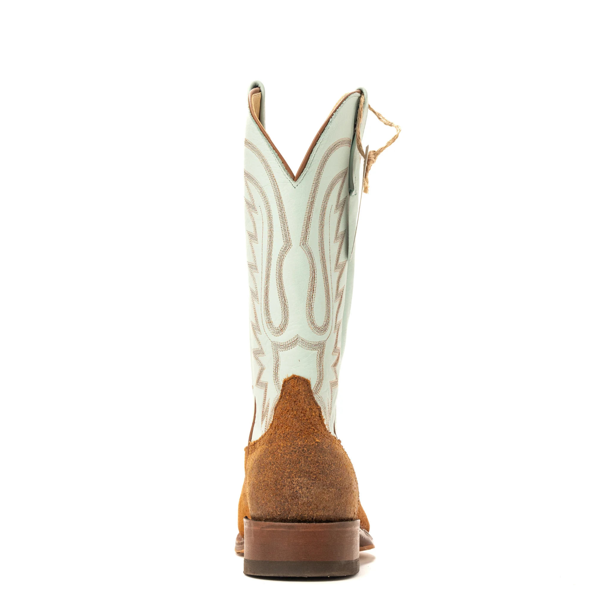 Anderson Bean Brackish Waxout Yak Congac Square Toe Boots - Image 4