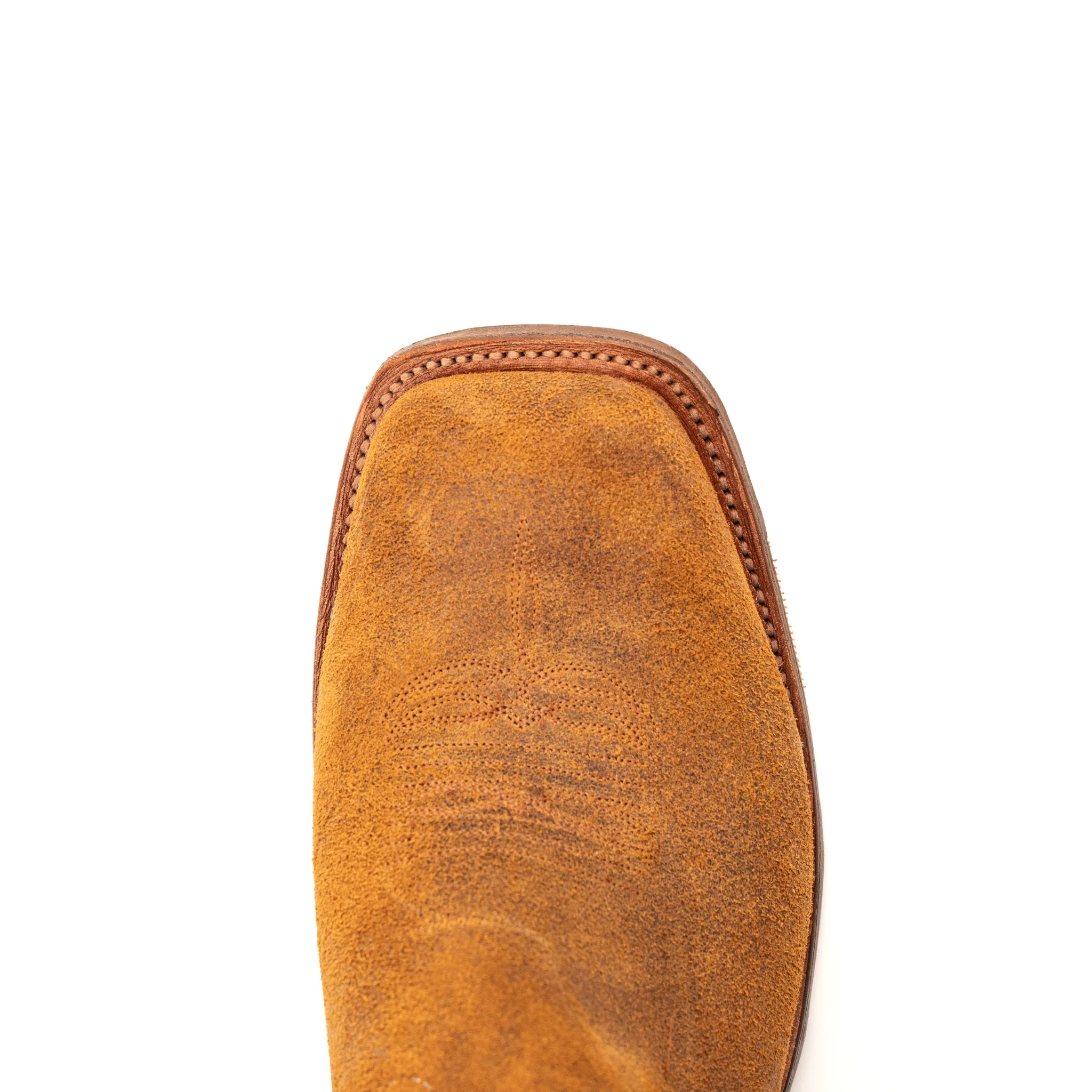 Anderson Bean Brackish Waxout Yak Congac Square Toe Boots - Image 5