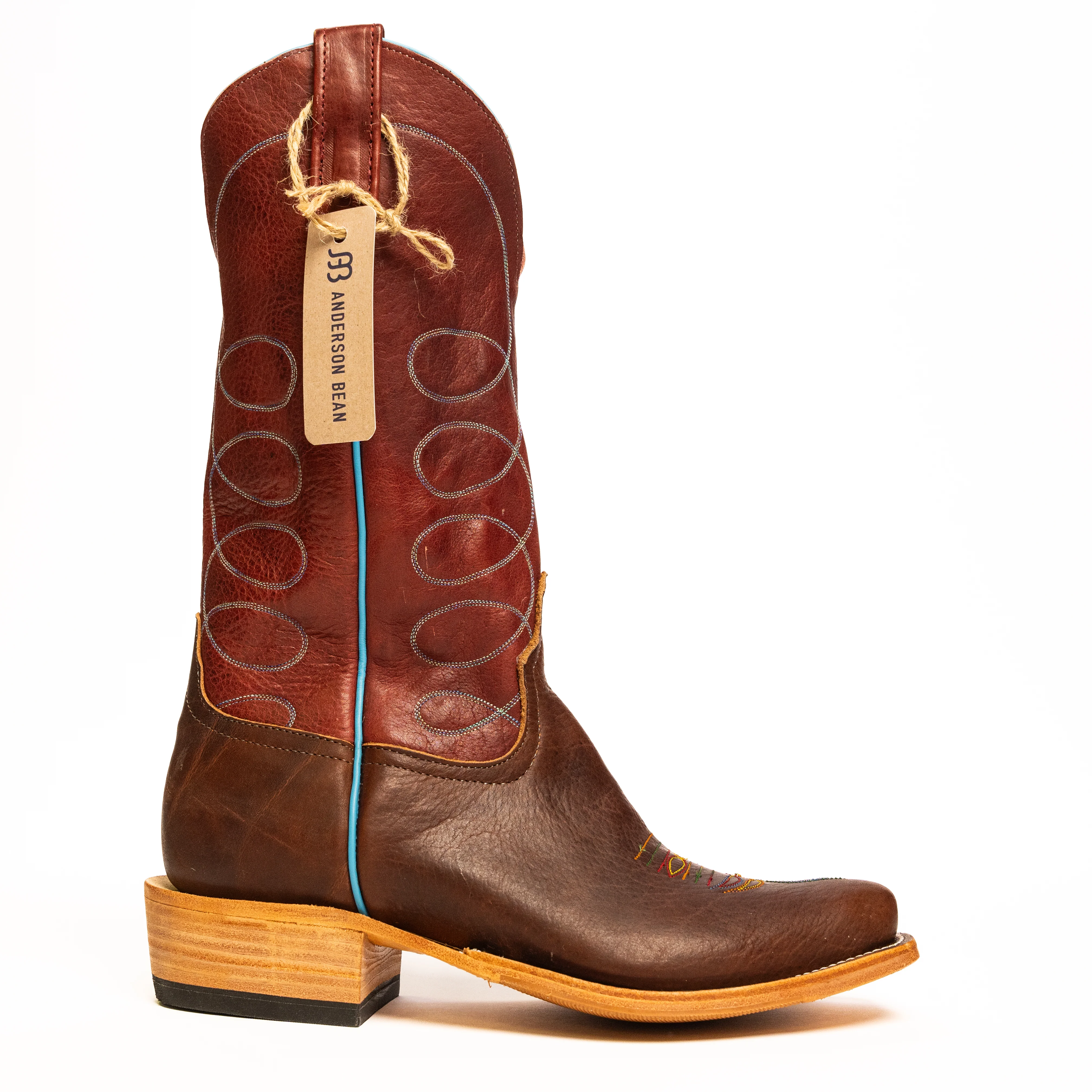 Anderson Bean Cordovan Bison Cutter Toe Boots - Image 3