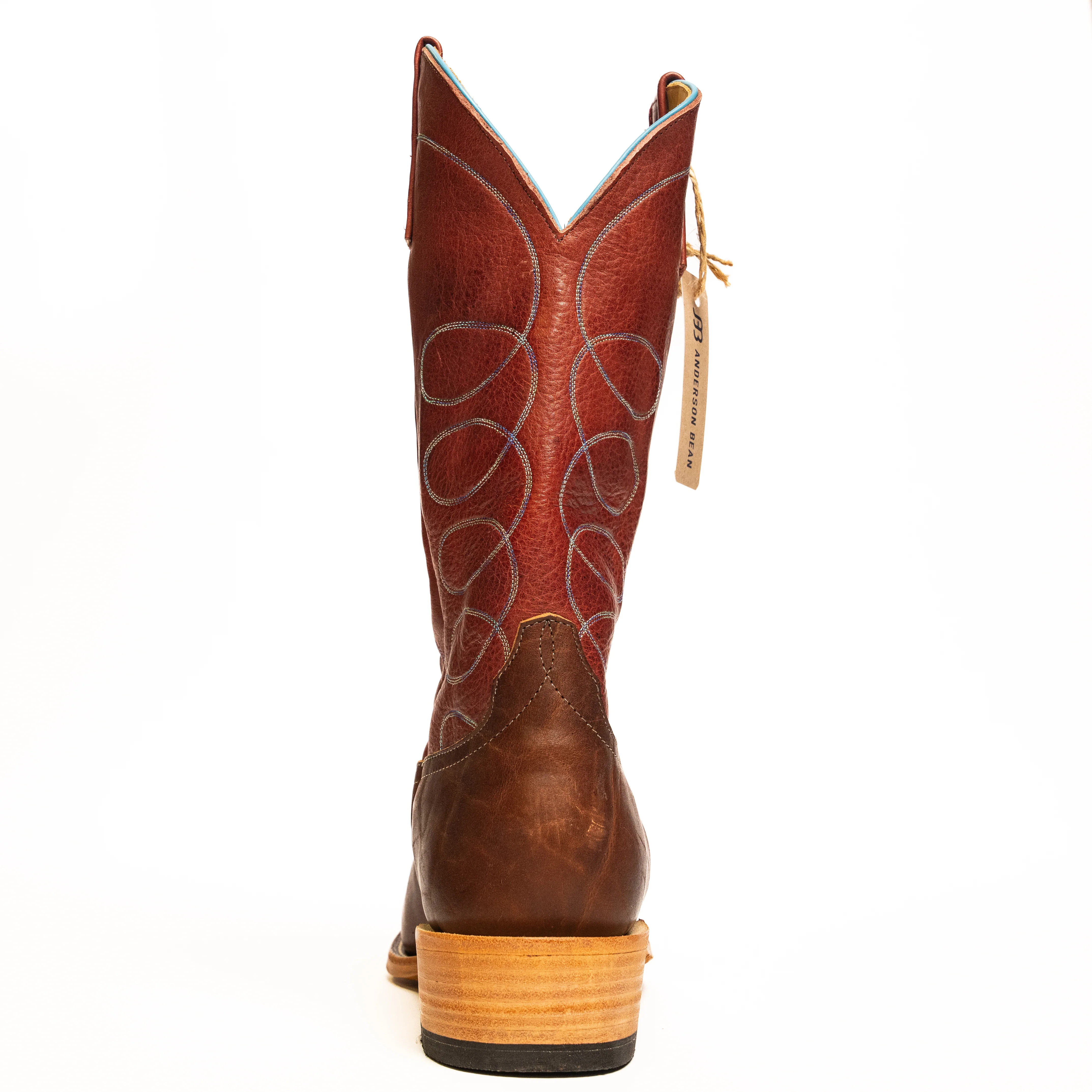 Anderson Bean Cordovan Bison Cutter Toe Boots - Image 4