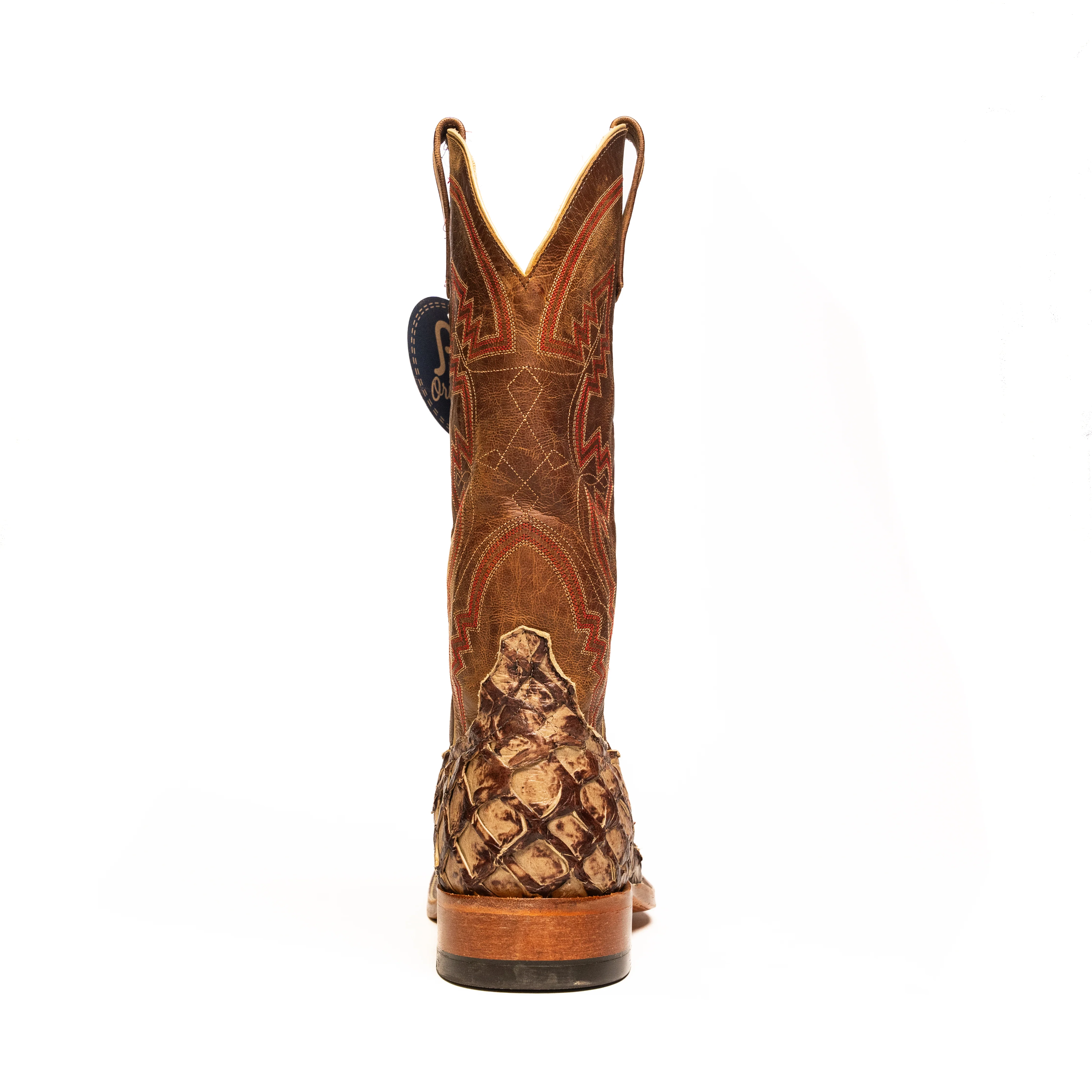 Anderson Bean Mocha Big Bass Square Toe Boots - Image 4