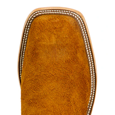 Anderson Bean Rust Crazy Horse Roughout Square Toe Boots S3012 - Image 5