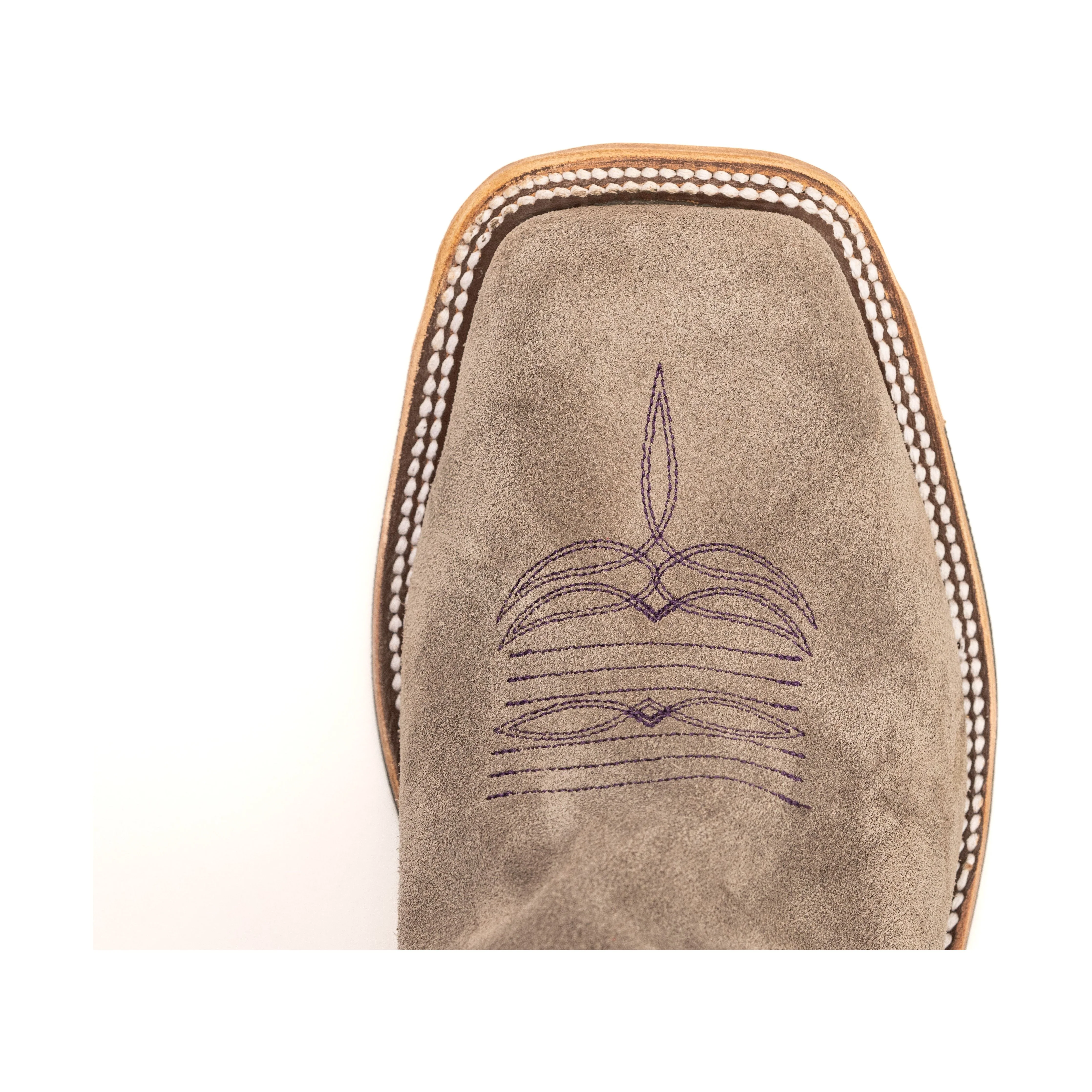Anderson Bean Smoked Bacon Grey Square Toe Boots - Image 5