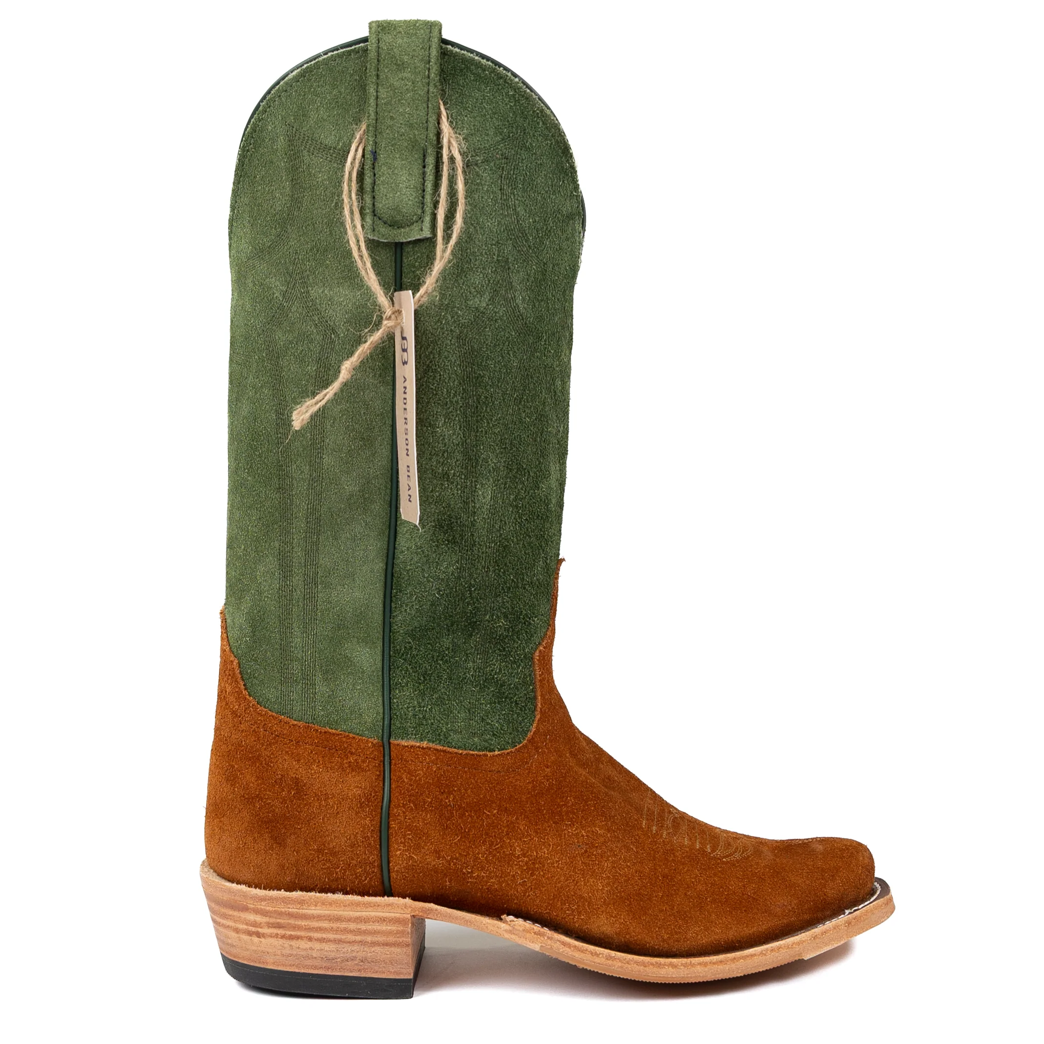 Anderson Bean Toast Chap Suede Cutter Toe Boots - Image 3