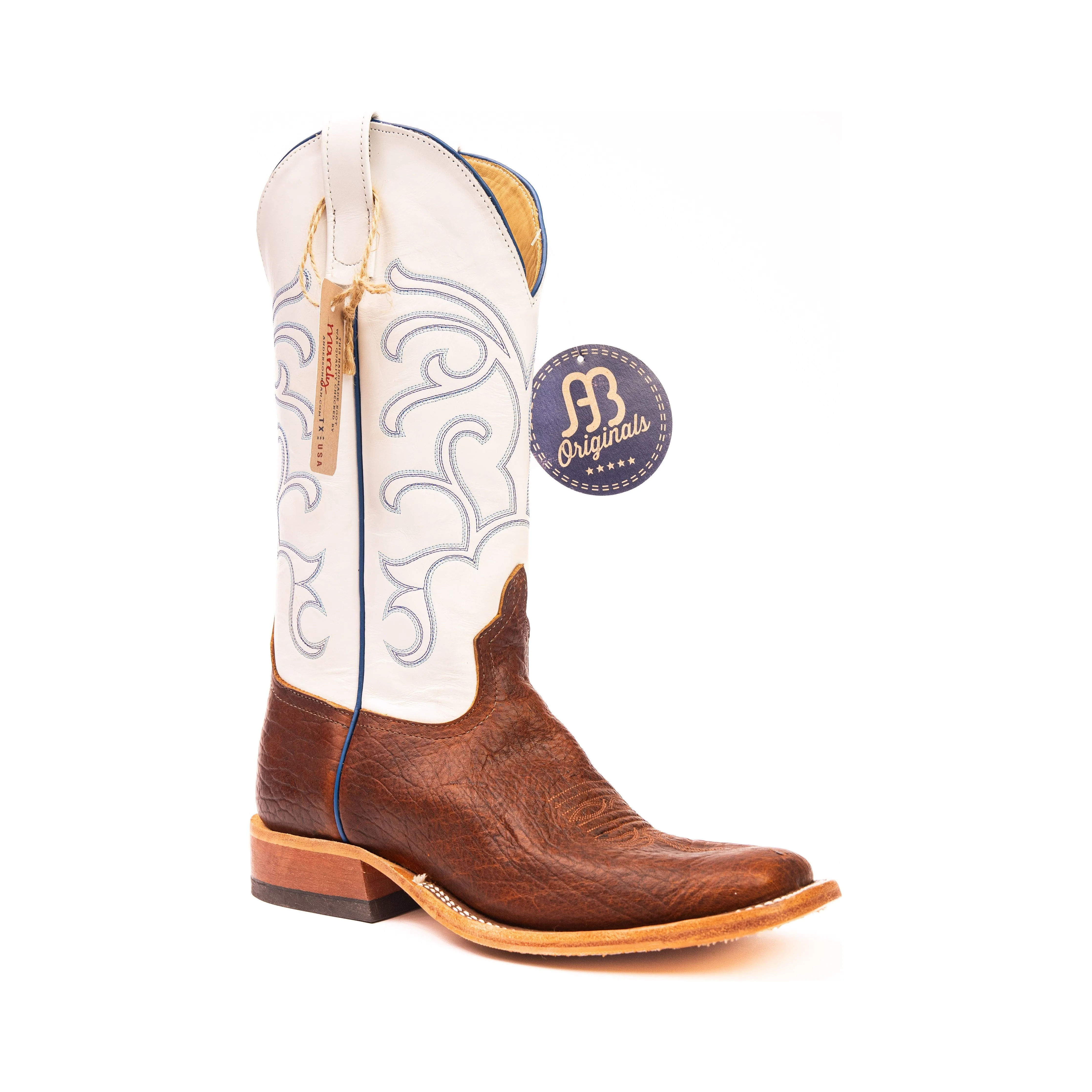 Anderson Bean Whiskey Third Pole Yak Square Toe Boots