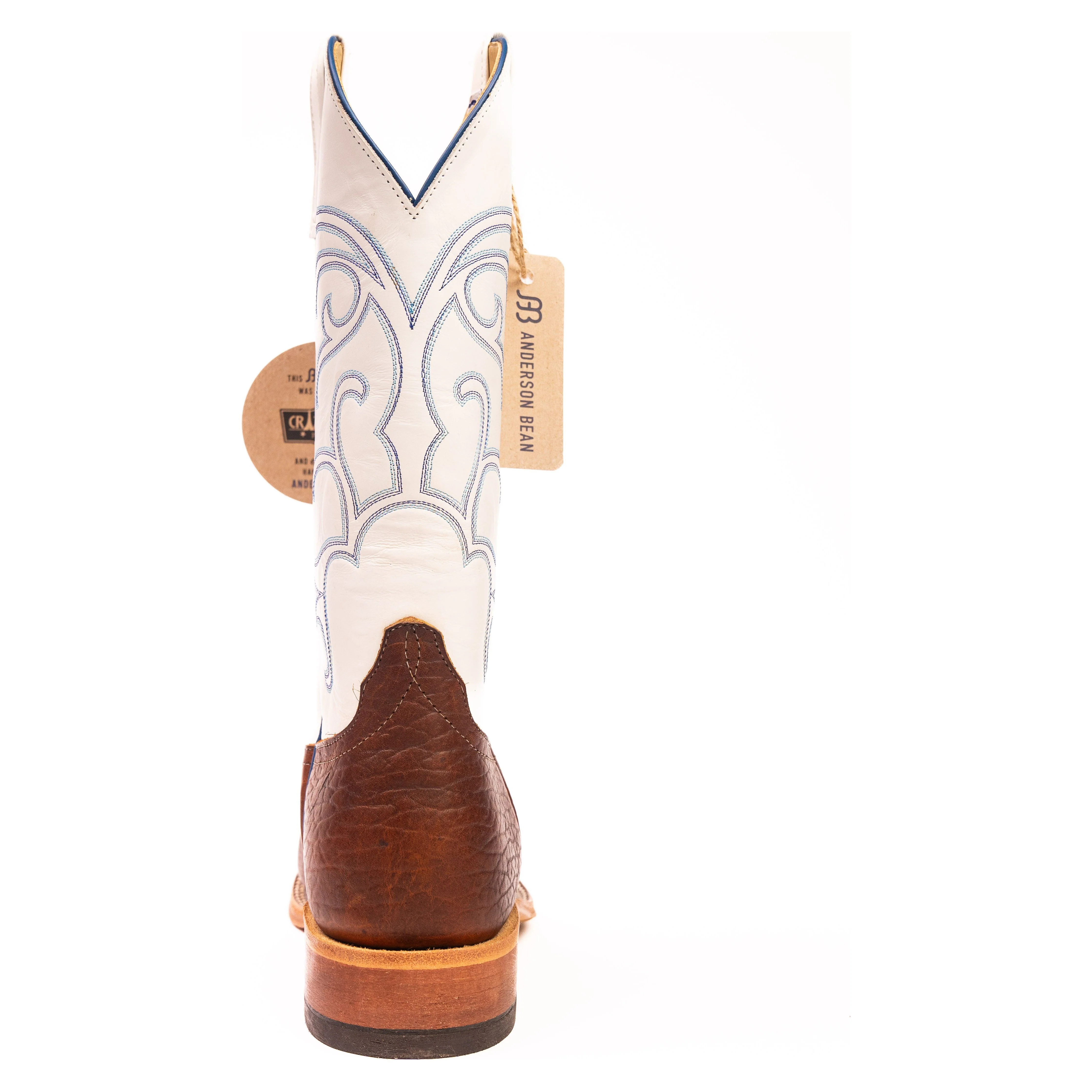 Anderson Bean Whiskey Third Pole Yak Square Toe Boots - Image 4