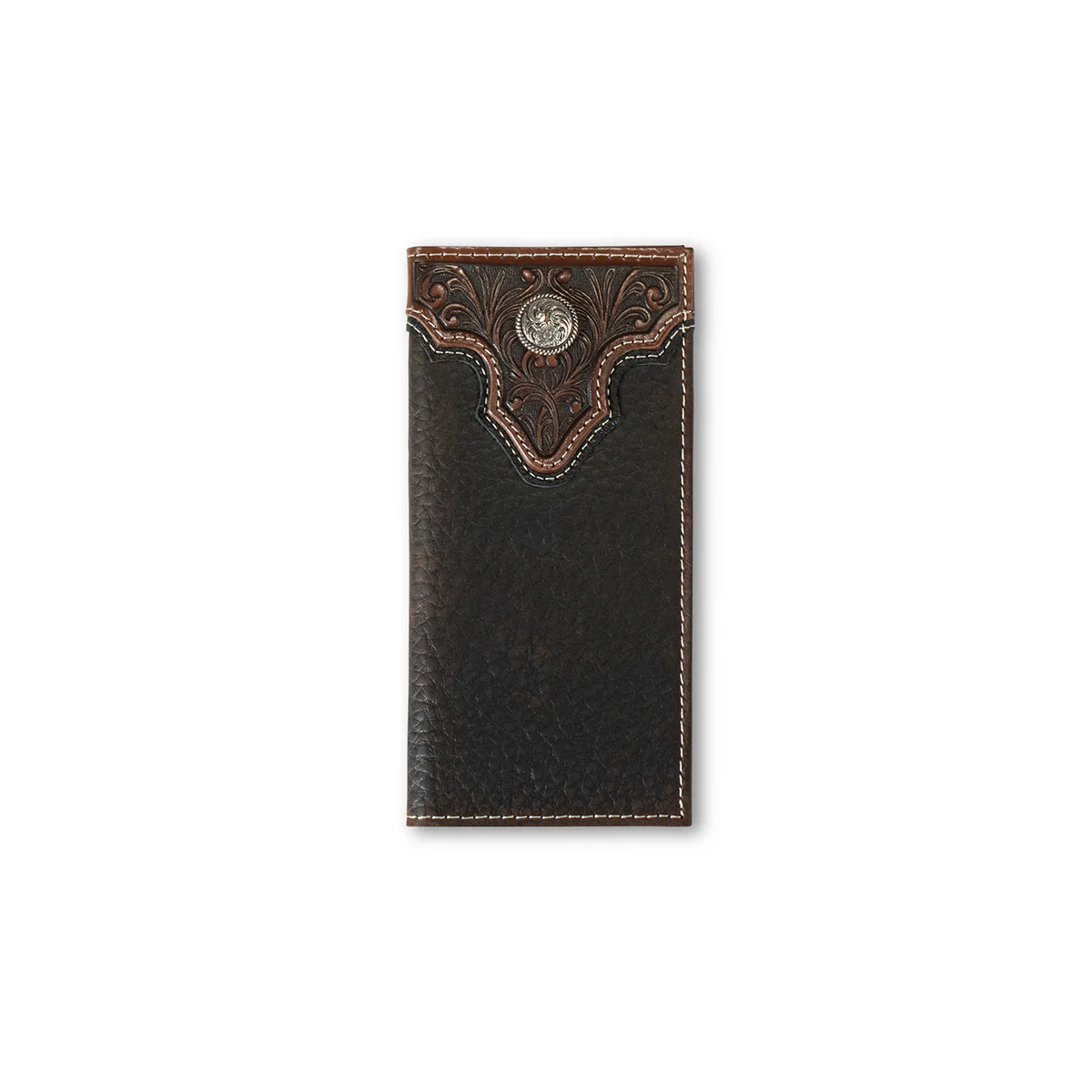 Boy's Ariat Brown Rodeo Style Genuine Leather Wallet A3551502