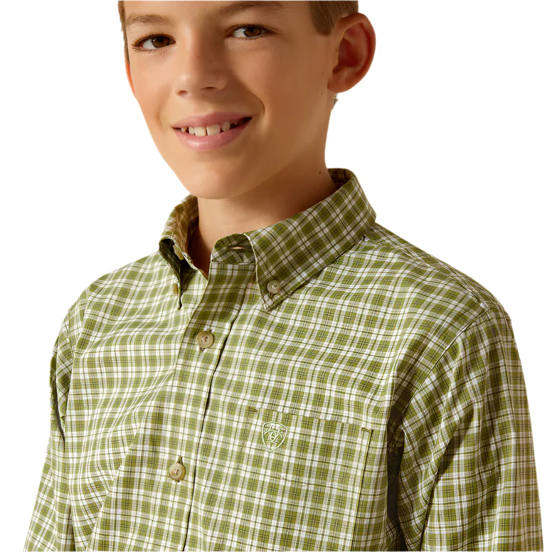 Boy's Ariat Pro Series Eilad Classic Fit Shirt 10051413 - Image 2