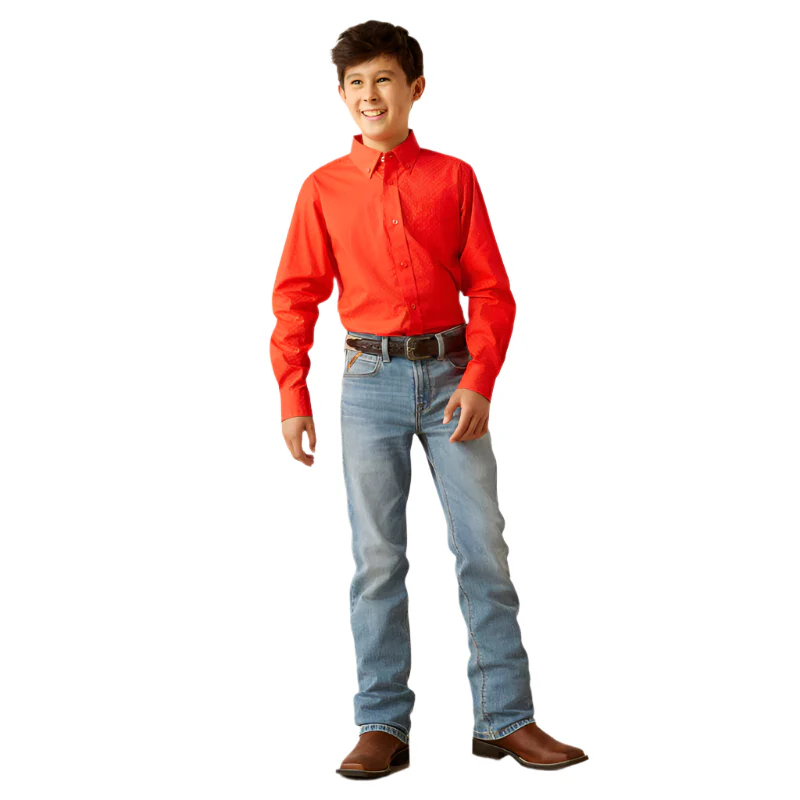 Boy's Ariat Waylen Classic Fit Shirt 10058724 - Image 3