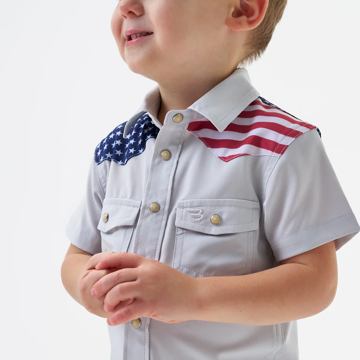 Boy's Burlebo All American Performance Western Shirt Y-PWS-ALLA - Image 3