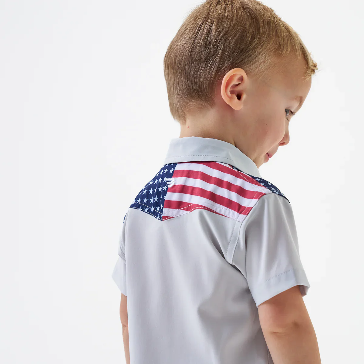 Boy's Burlebo All American Performance Western Shirt Y-PWS-ALLA - Image 4