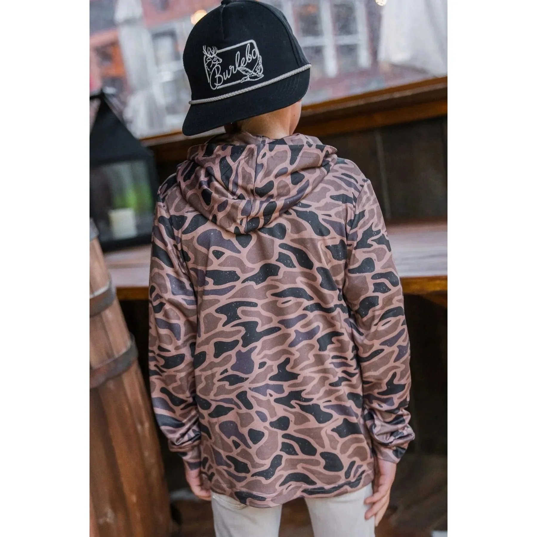 Boy's Burlebo Performance Hoodie Y-PH-GC - Image 2