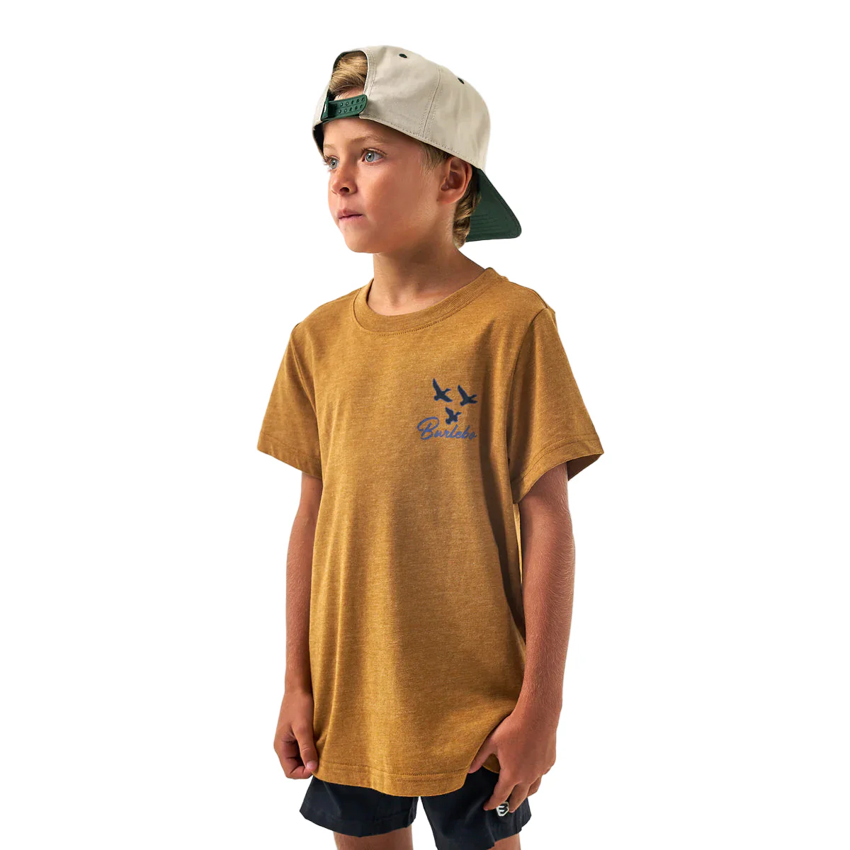 Boy's Burlebo Short Sleeve Tee Duck and Dogs Light Brown Y-SST-DKDG-LB - Image 3