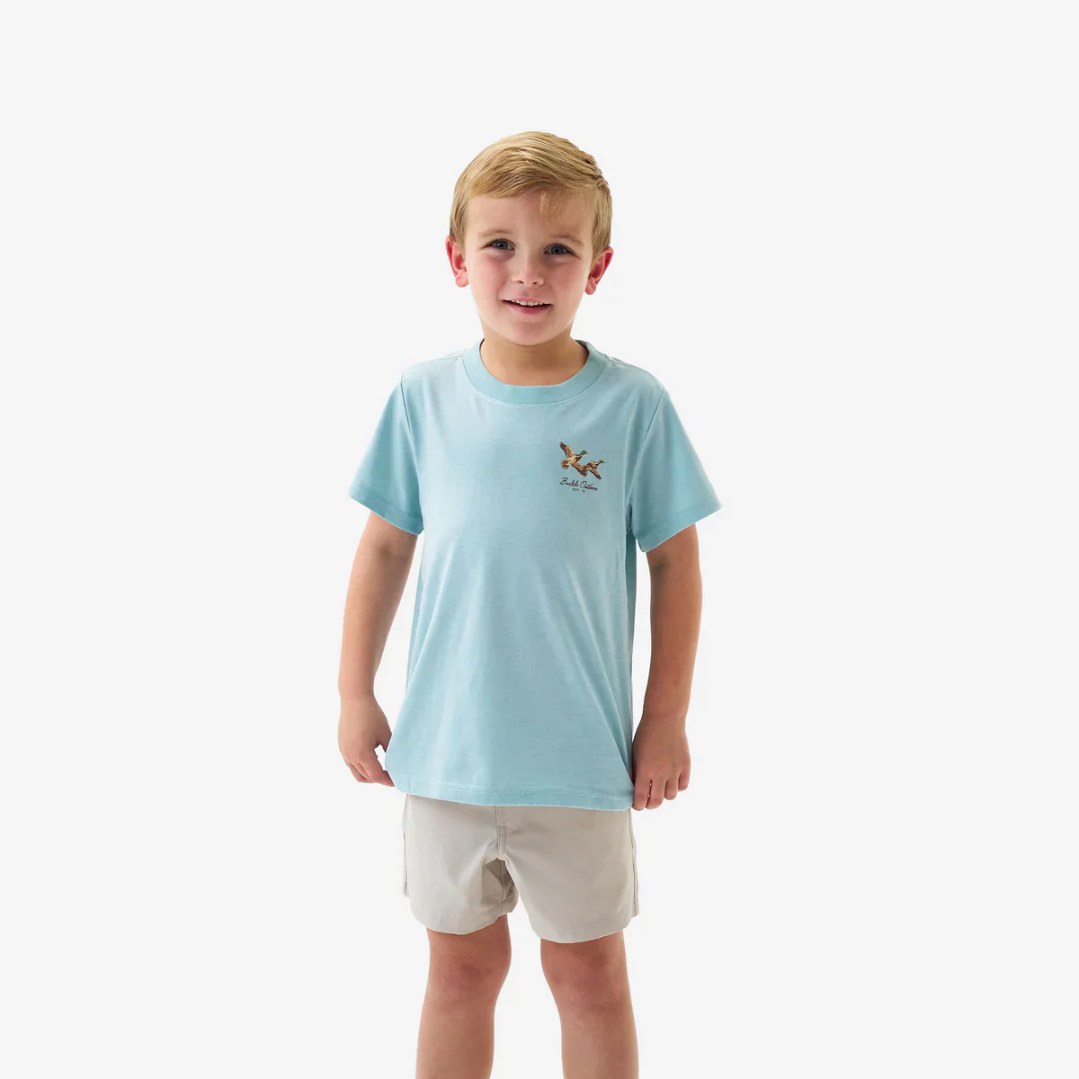 Boy's Burlebo Sky Blue Flying Mallards Short Sleeve T-shirt Y-SST-FM-SB - Image 4