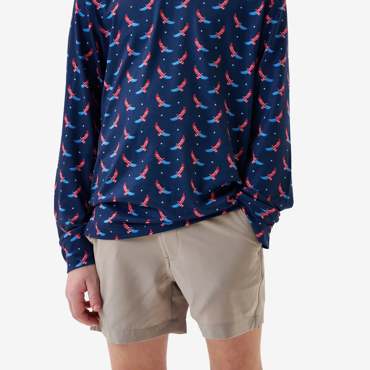Boy's Burlebo USA Eagle Performance Hoodie Y-PH-UEAG - Image 3
