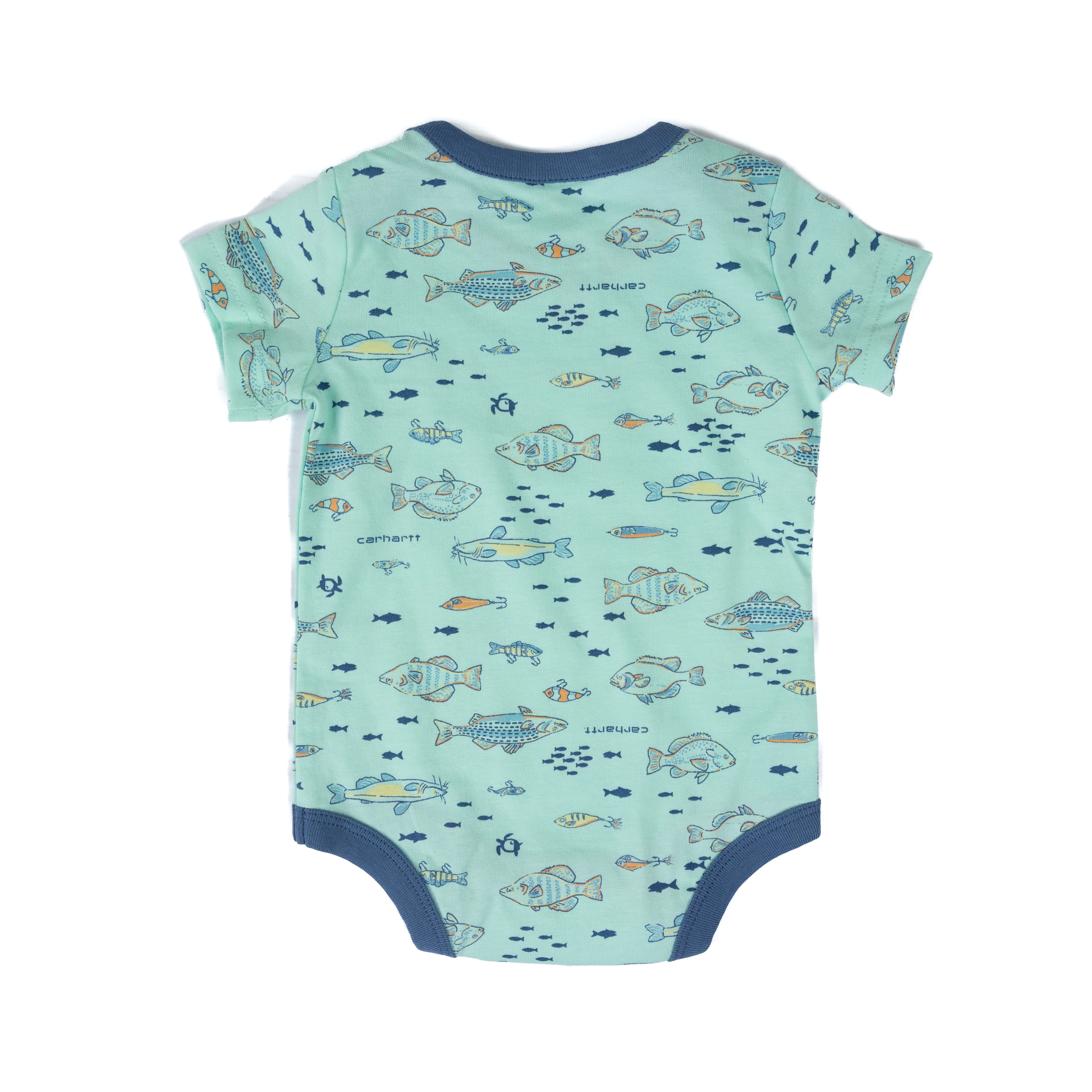Boy's Carhartt 2 Piece Fish Bodysuit Set CG8106-GC7 - Image 5