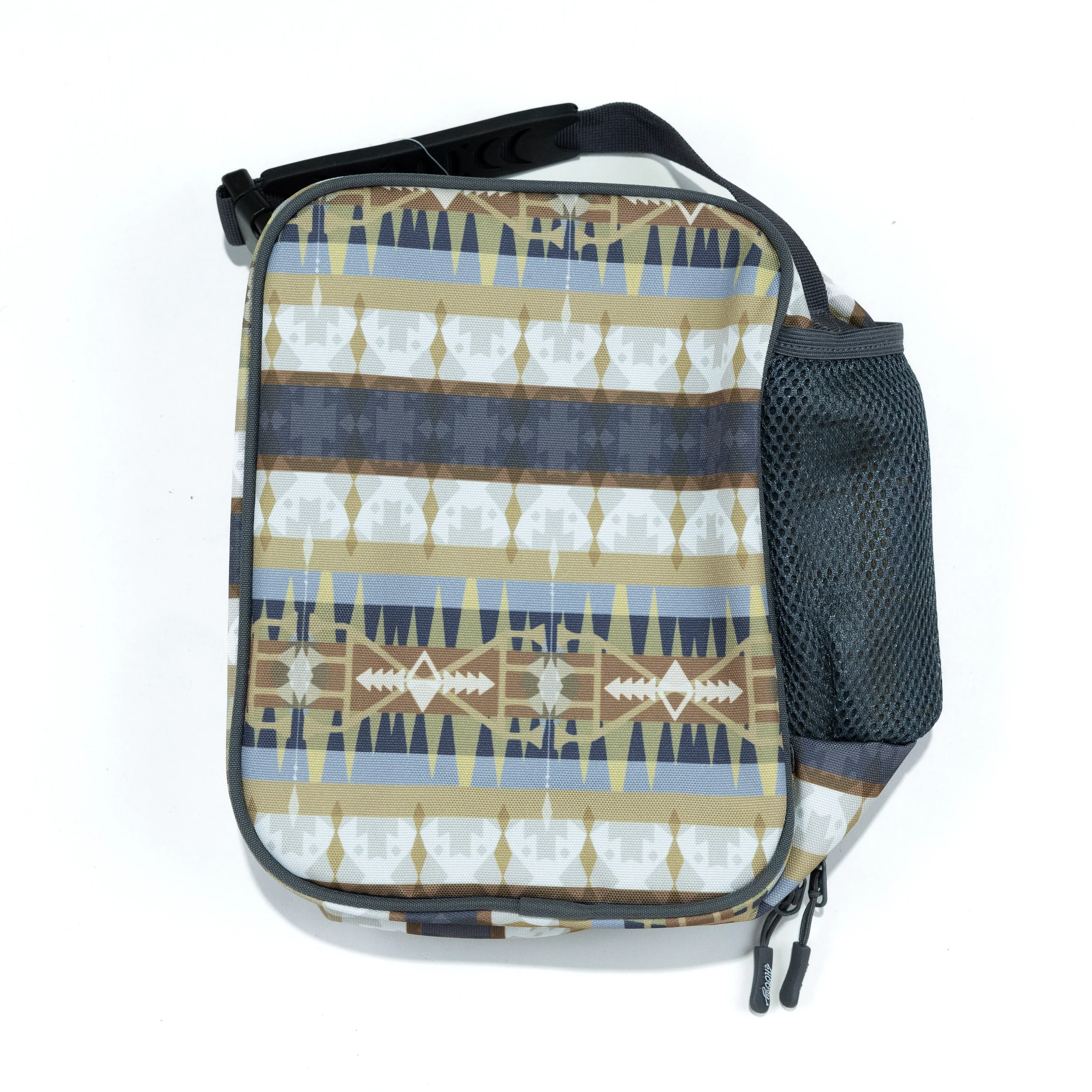 Boy's Hooey Tan and Charcoal Aztec Lunchbox HLB006TNCH - Image 2