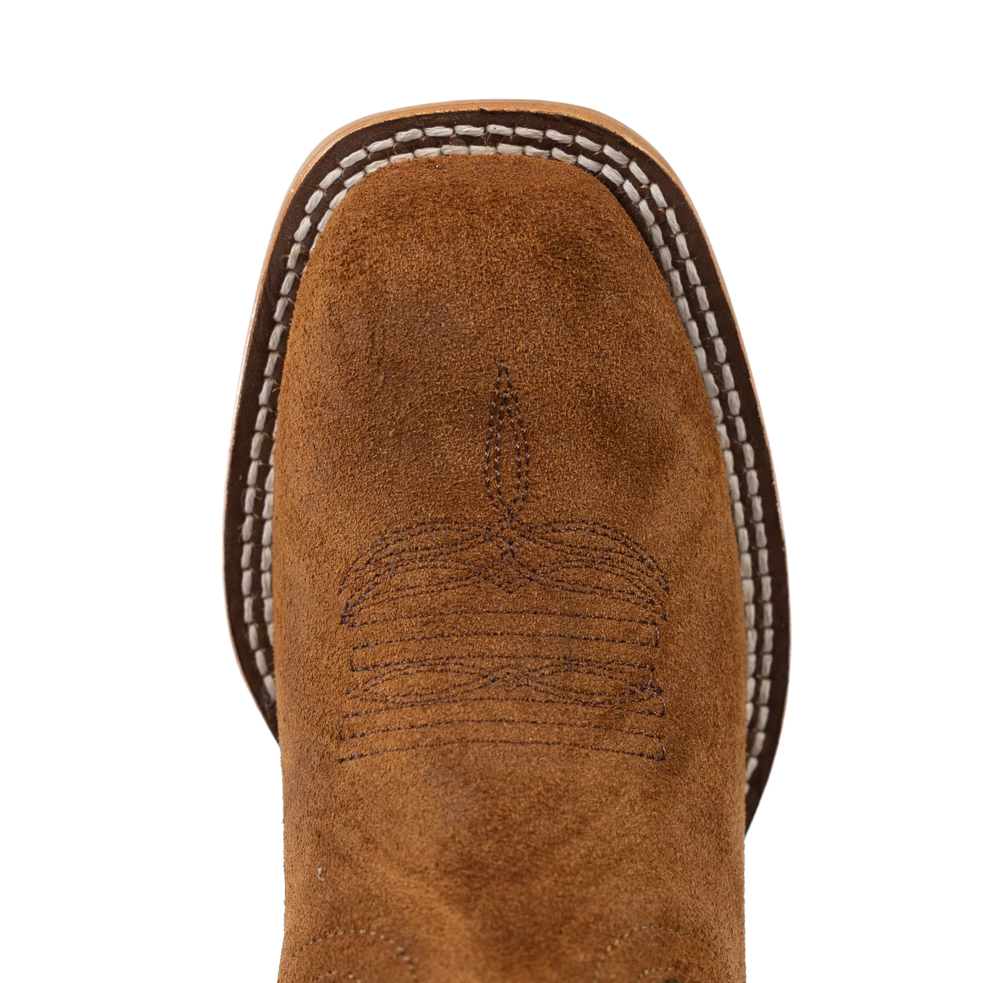 Boy's Horse Power Tobacco Old Suede Square Toe Boots HPK8079 - Image 5