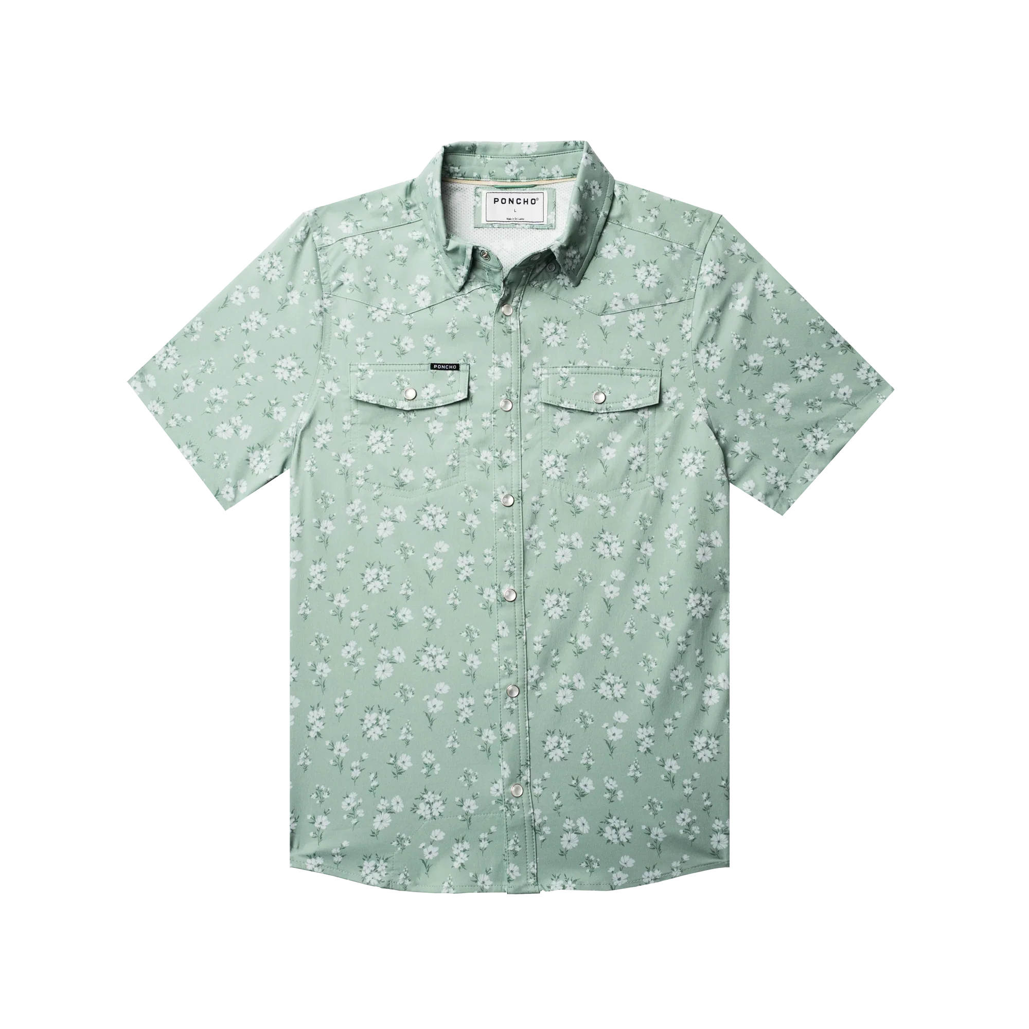 Boy's Poncho "The Marty Robbins" Short Sleeve Snap Shirt