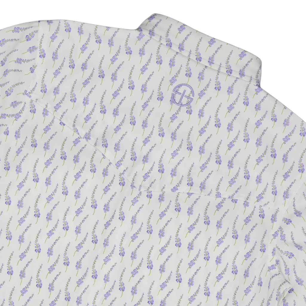 Boy's SanJac Short Sleeve Lone Star Bloom Performance Pearl Snap Shirt YTH-SS-BLBON - Image 4