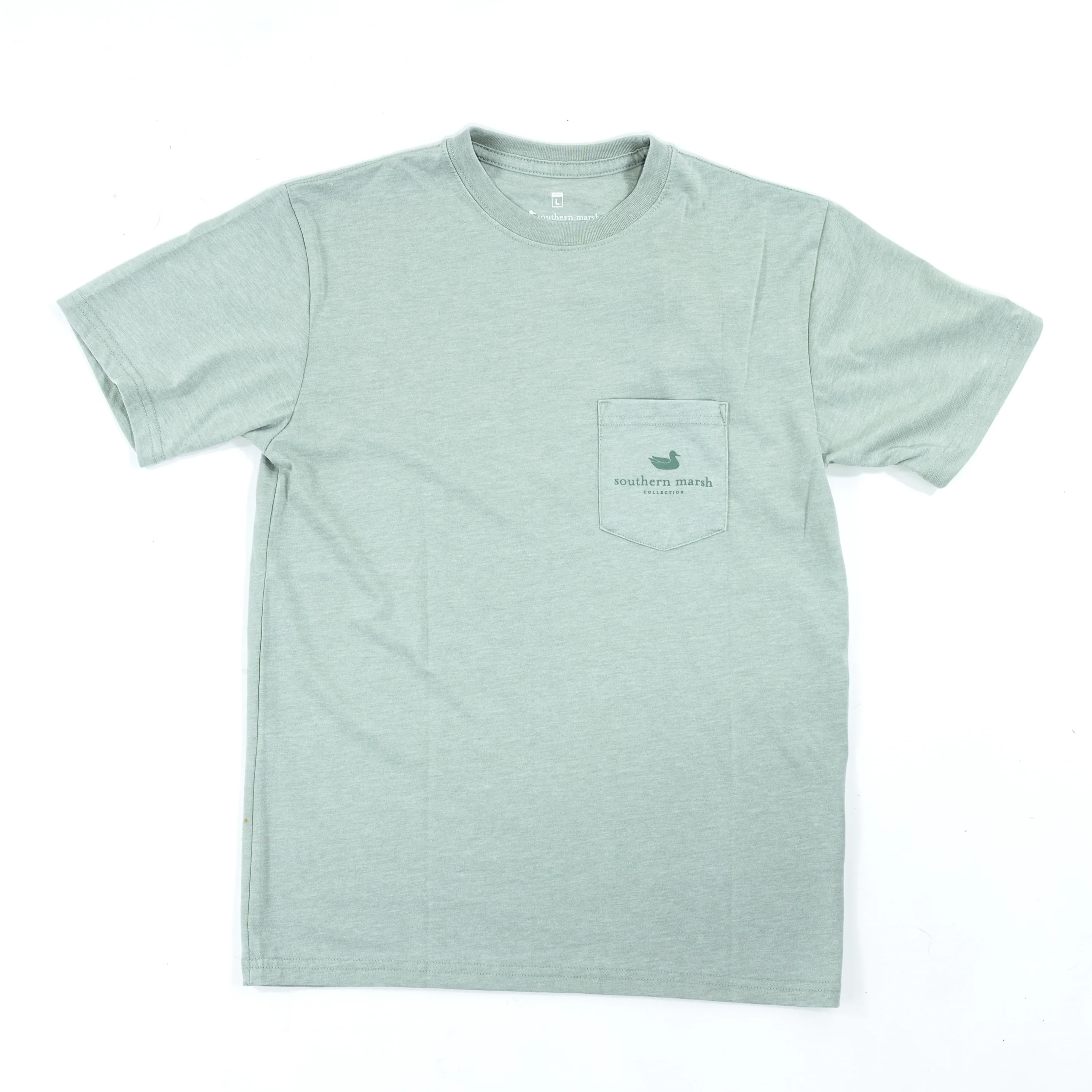 Boy's Southern Marsh Light Grey Field Sketches T-shirt YTWFS-GRY - Image 2