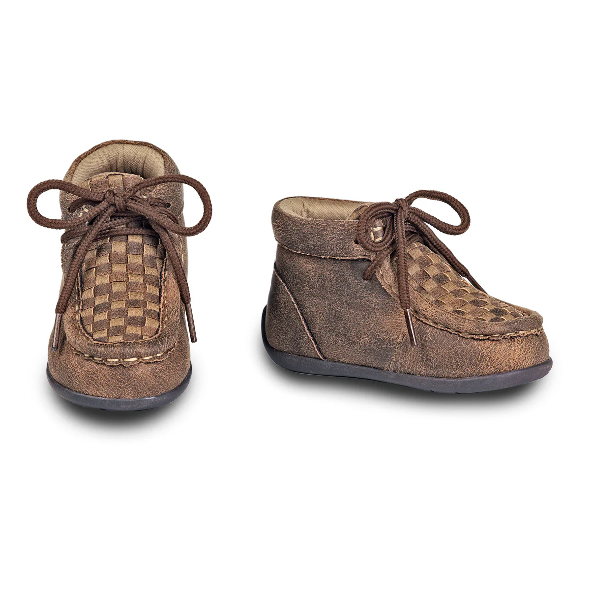Boy's Twister Brown Lace Up Style Casual Shoe 4410902