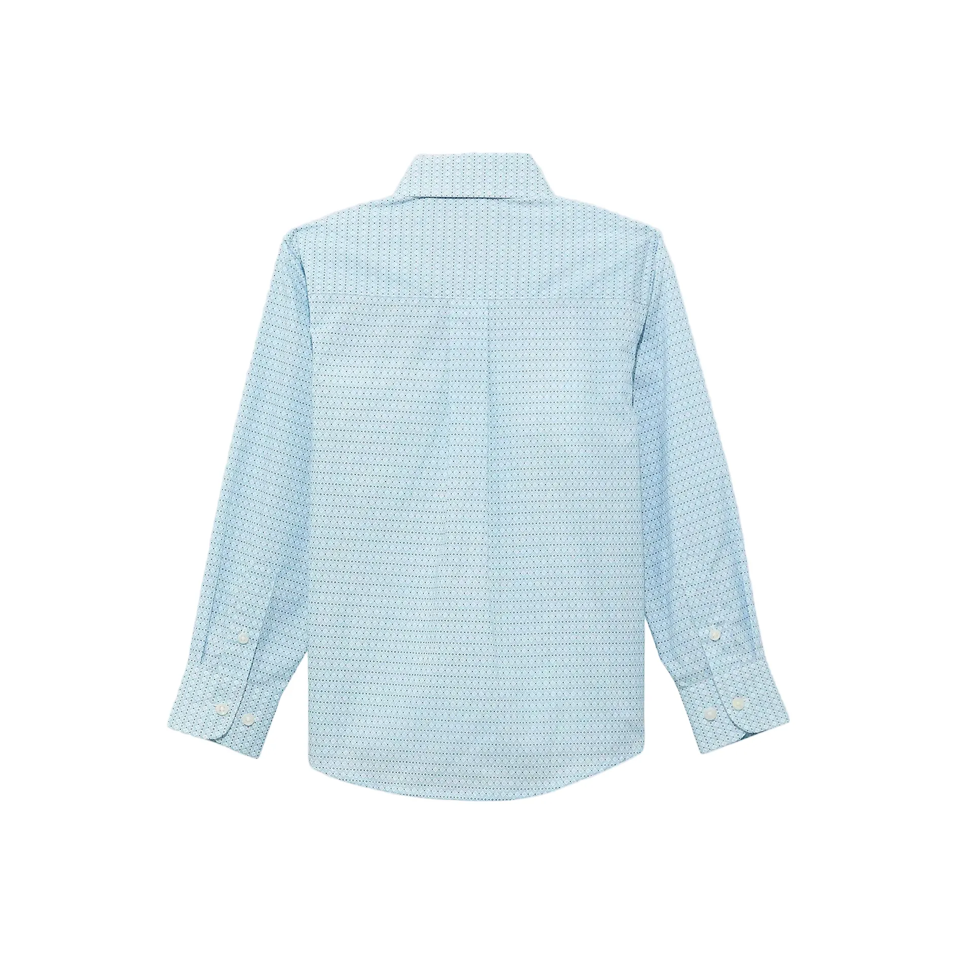 Boy's Wrangler Classic Button-Down Print Shirt 112374800 - Image 2