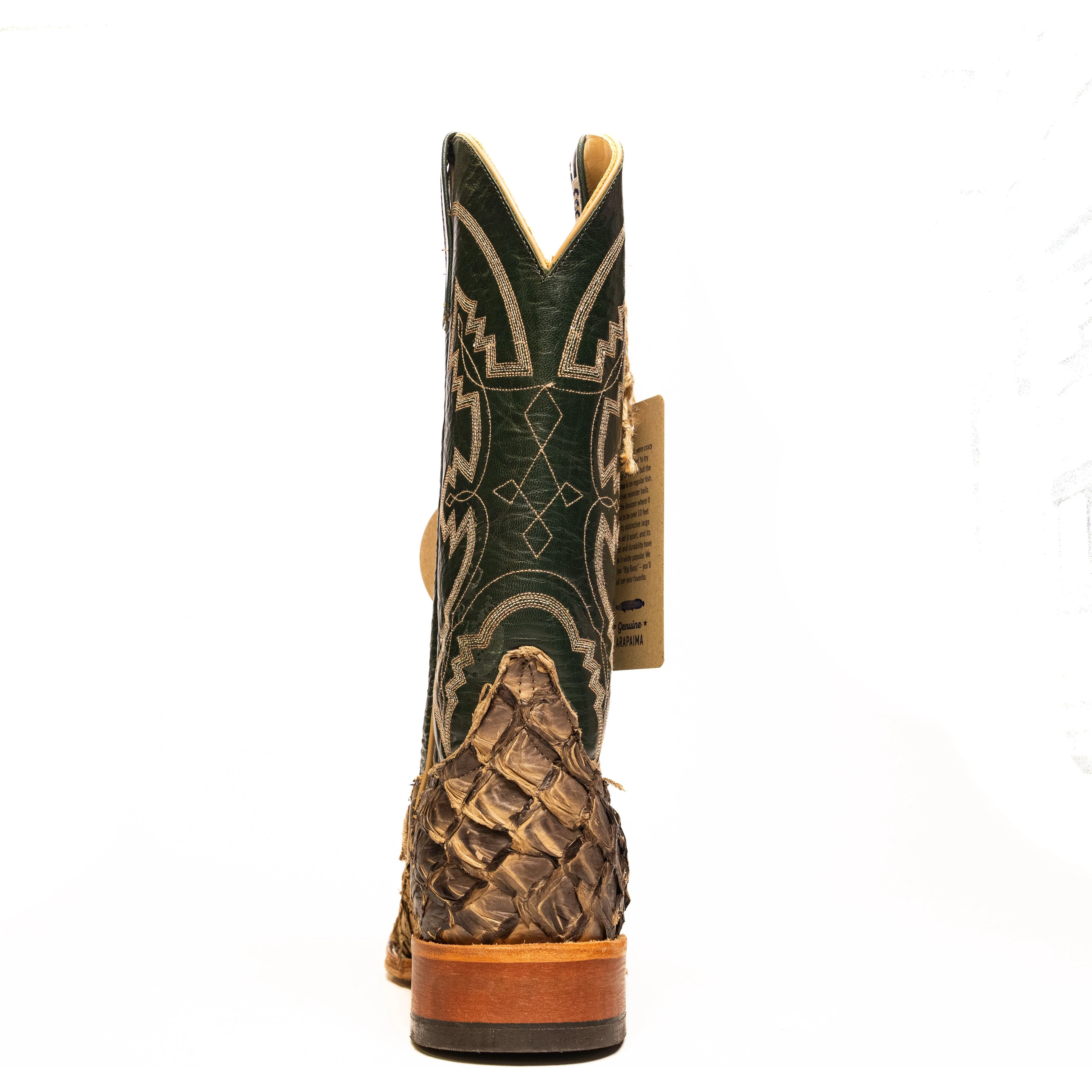 Anderson Bean Cocoa Big Bass Square Toe Boots - Image 4