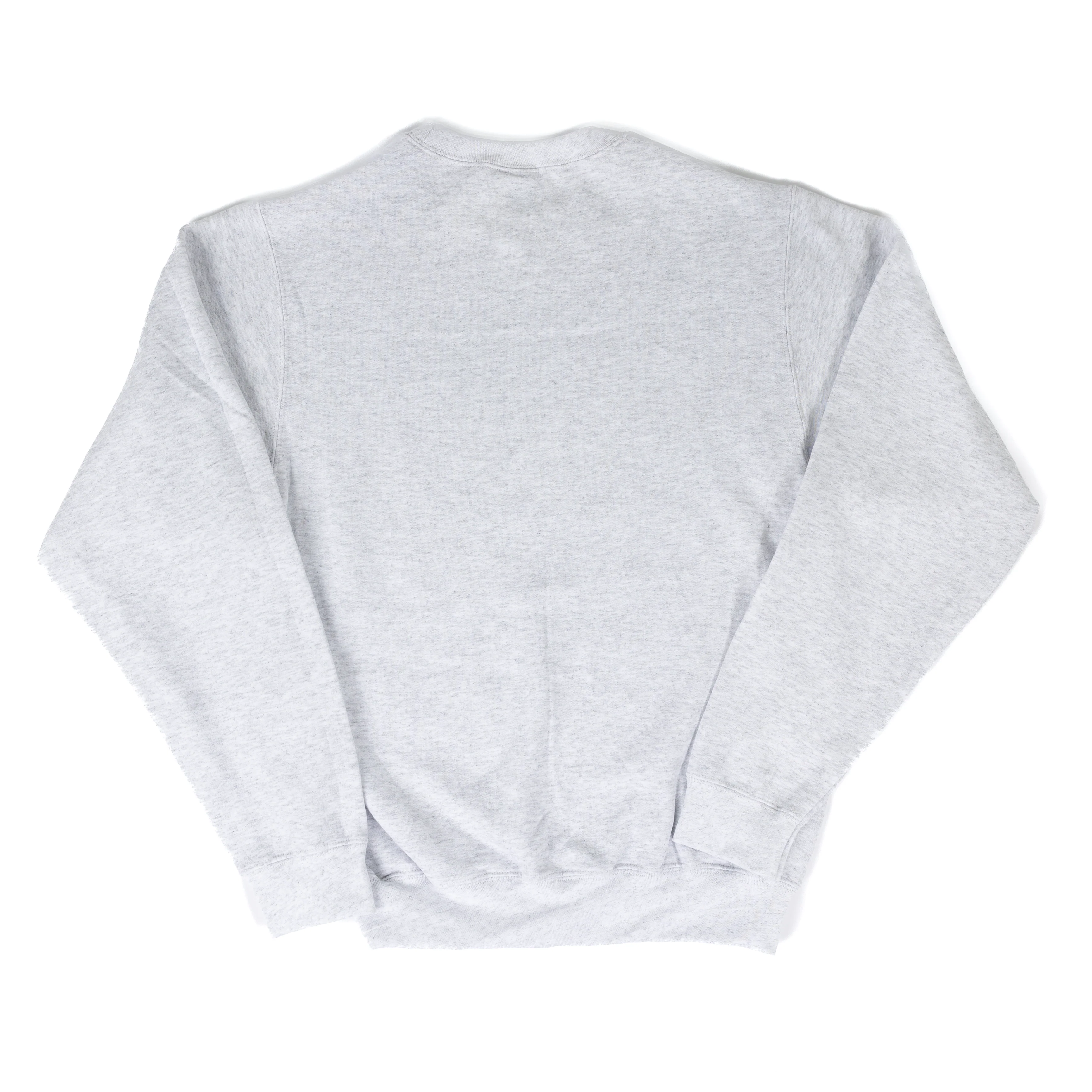 Crazy House Ash Gray Crewneck with White Print - Image 2